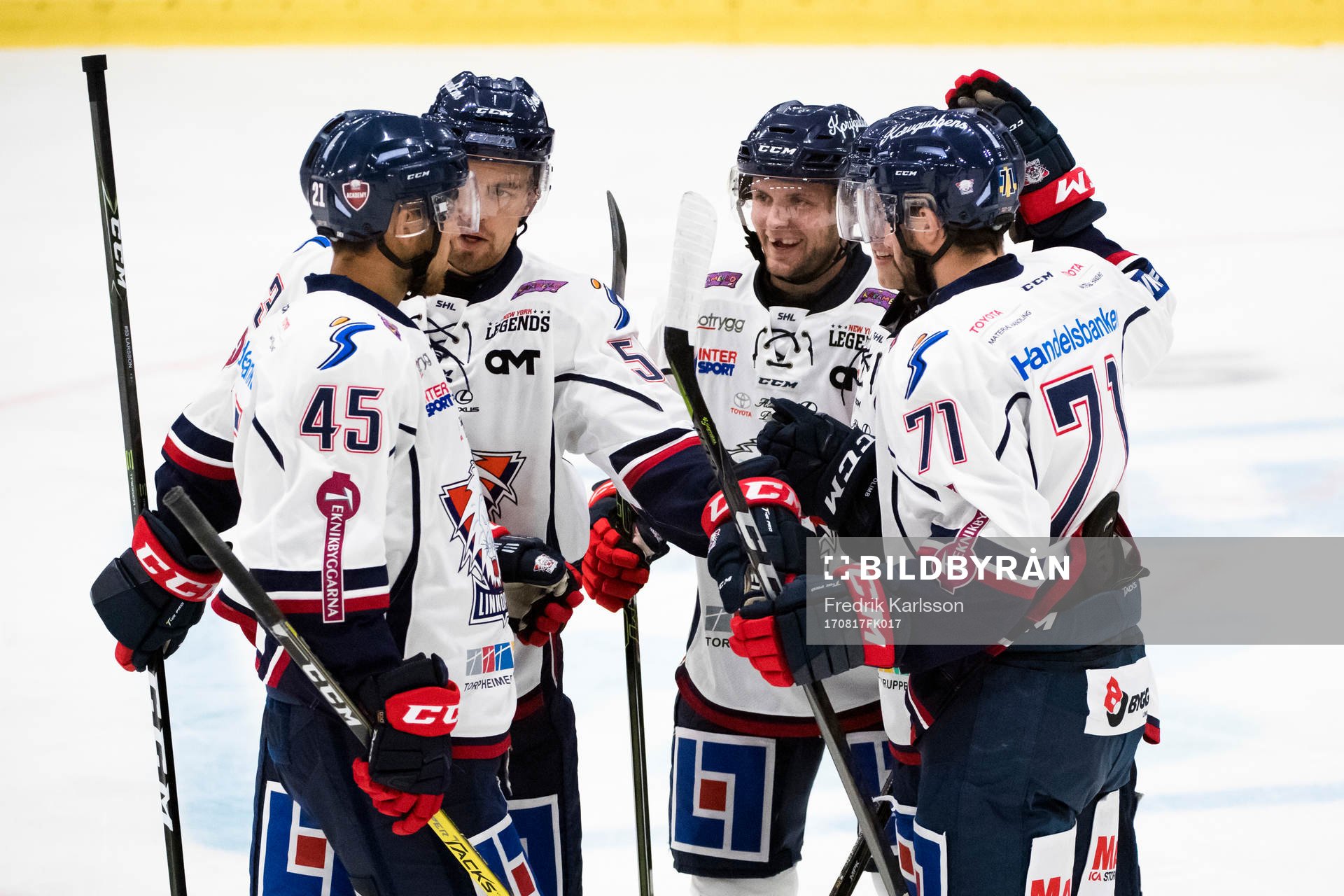 Linköpings Jonathan Rodensjö och Daniel Olsson Trkulja