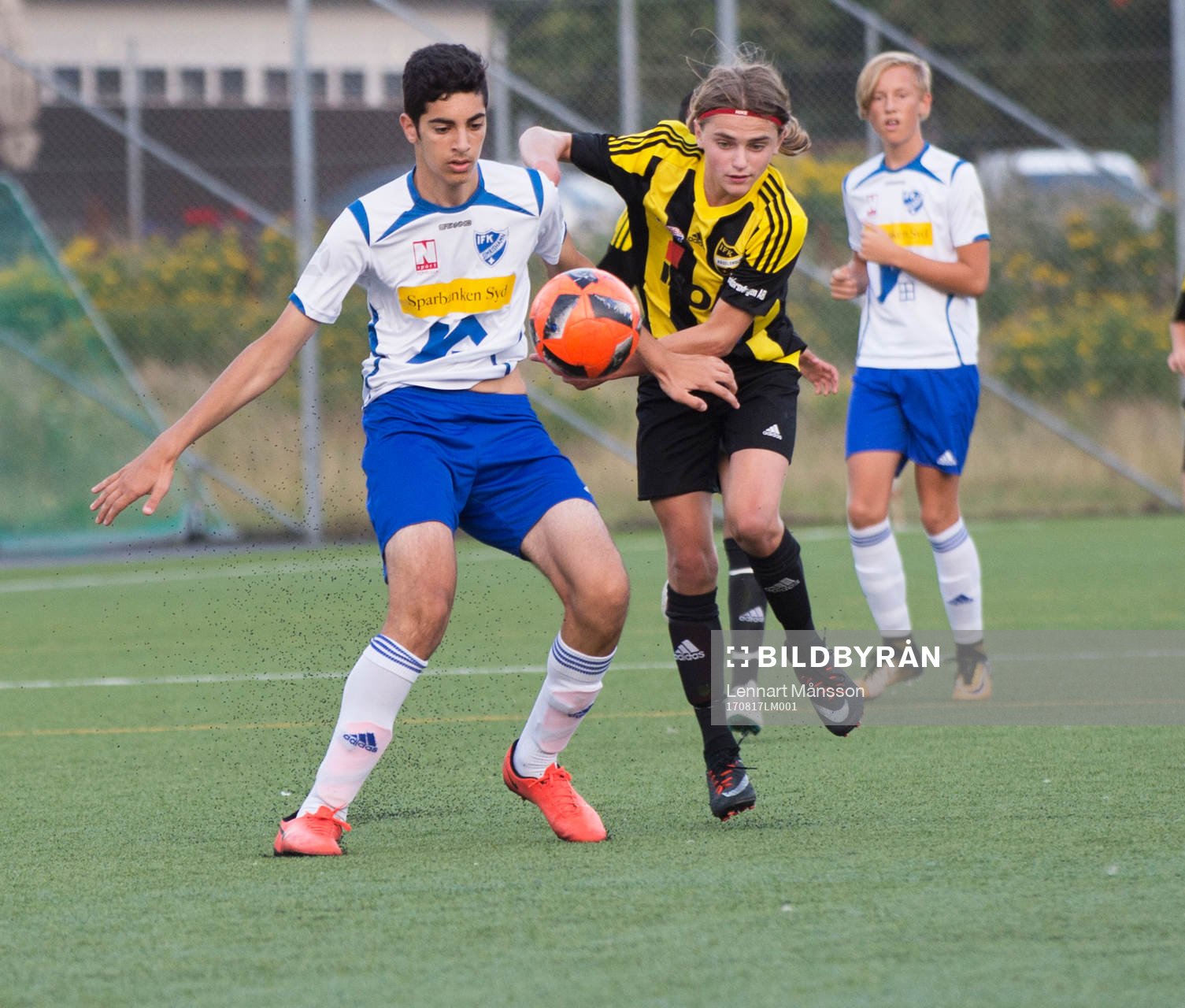 i matchen för pojkar födda 2003 mellan IFK Hässleholm