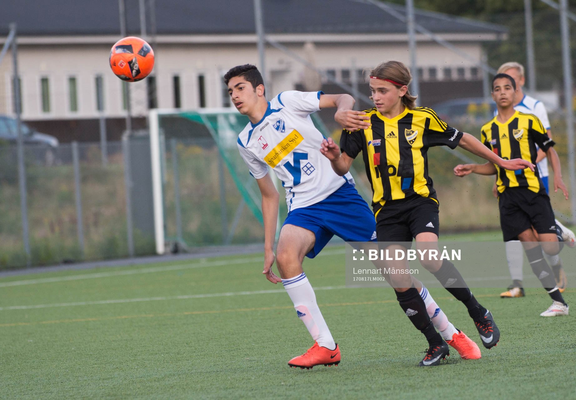 i matchen för pojkar födda 2003 mellan IFK Hässleholm