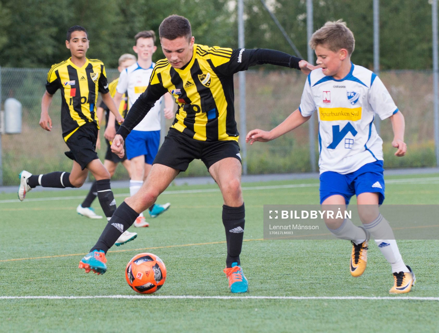 i matchen för pojkar födda 2003 mellan IFK Hässleholm
