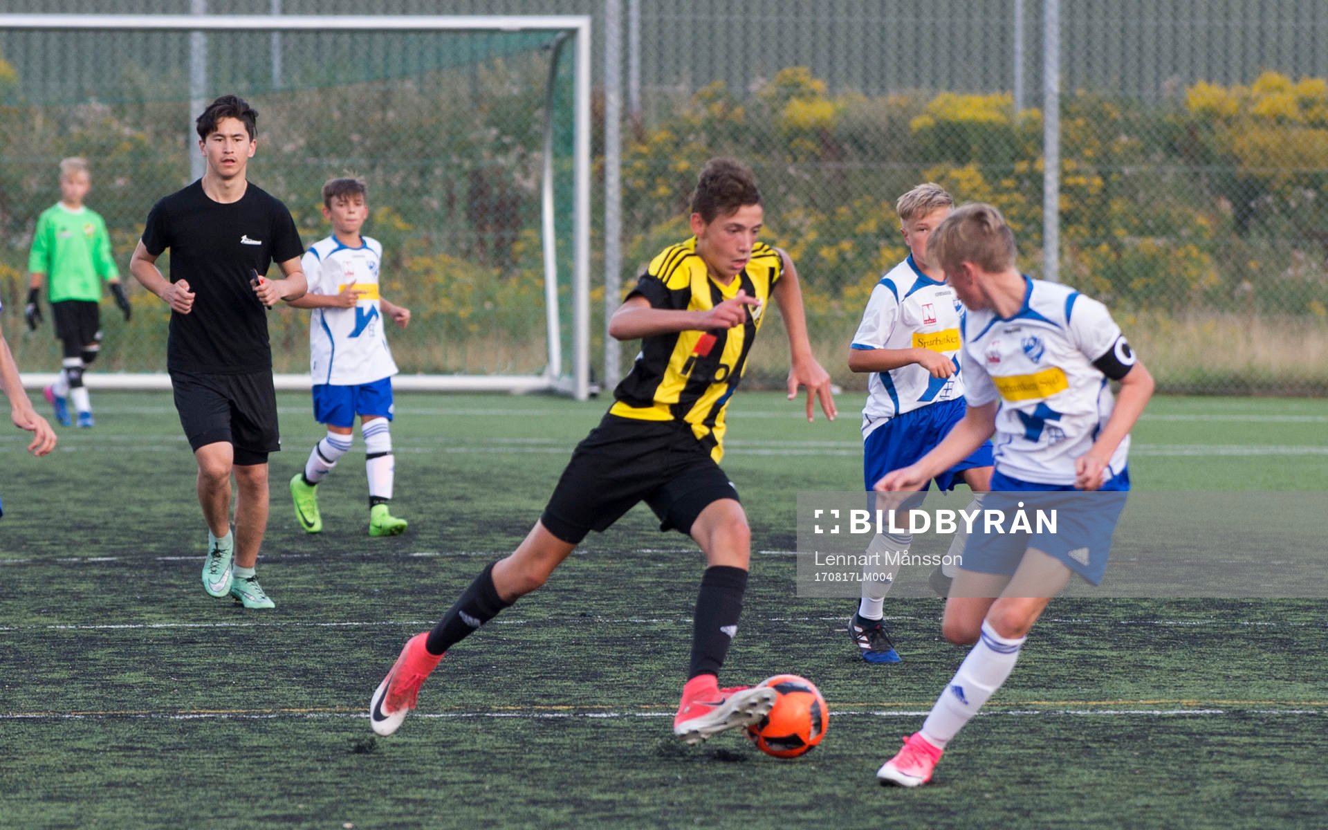 i matchen för pojkar födda 2003 mellan IFK Hässleholm