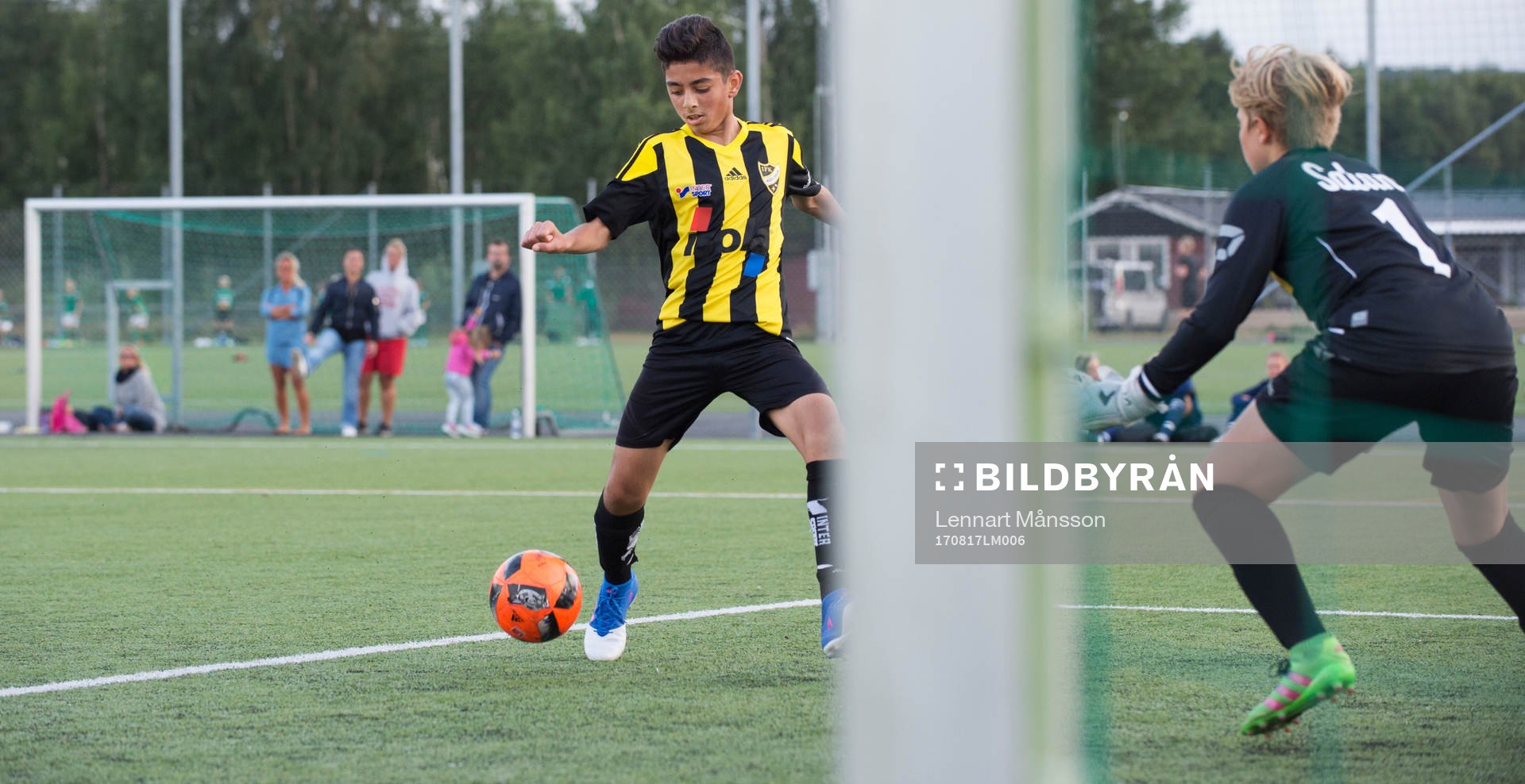 i matchen för pojkar födda 2003 mellan IFK Hässleholm