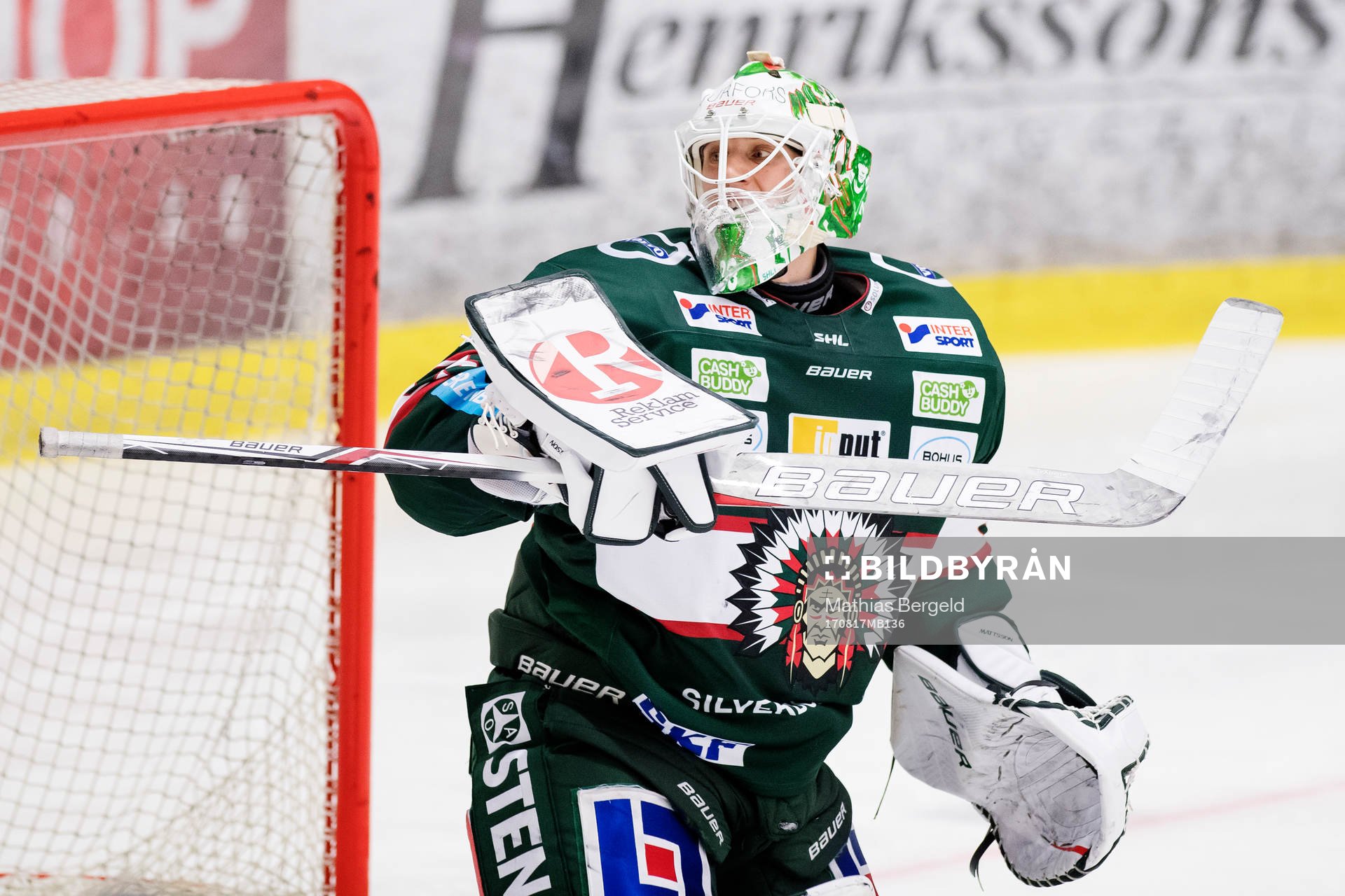 Frölundas målvakt Johan Mattsson