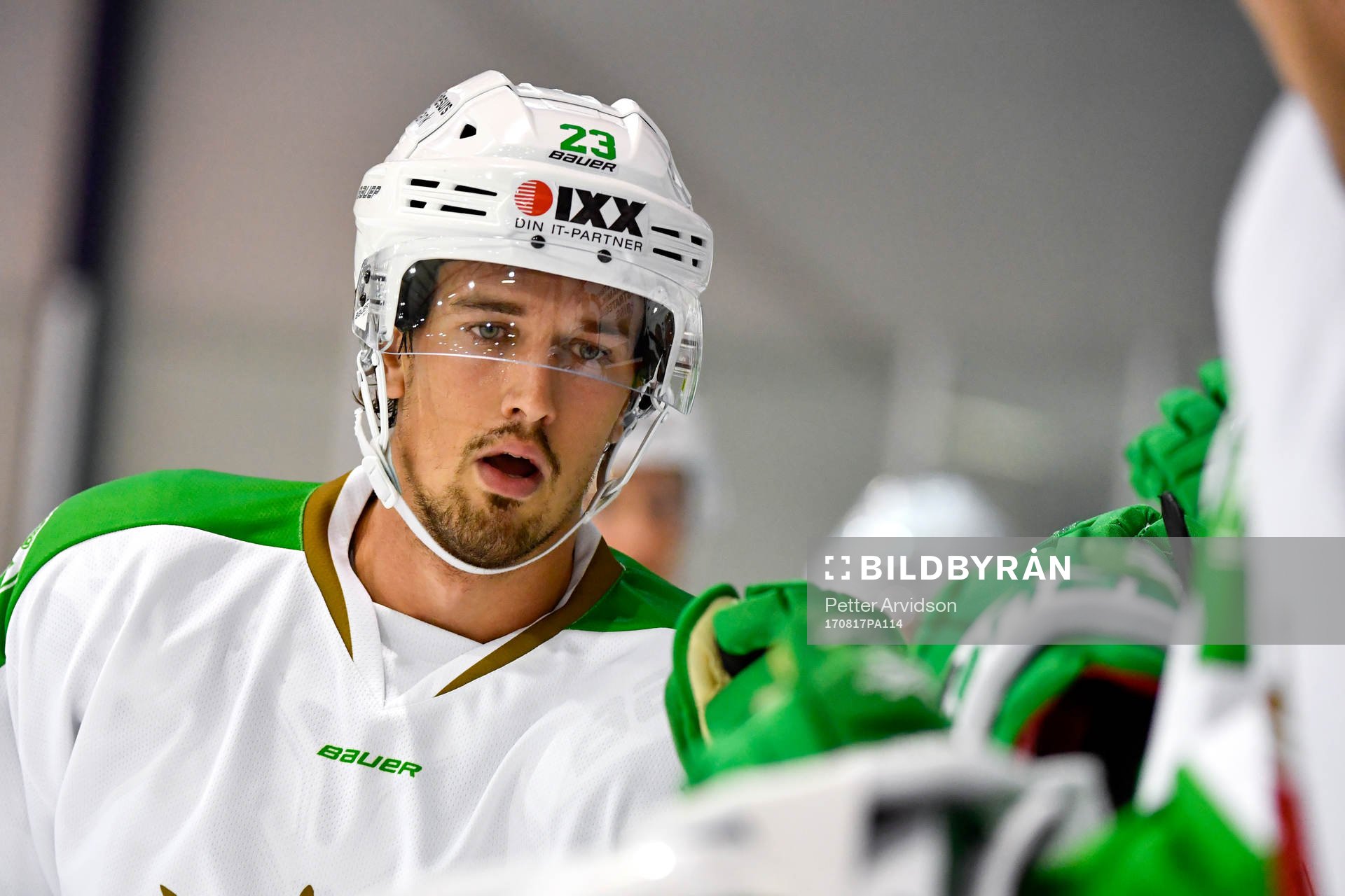 Rögles Daniel Sylwander jublar