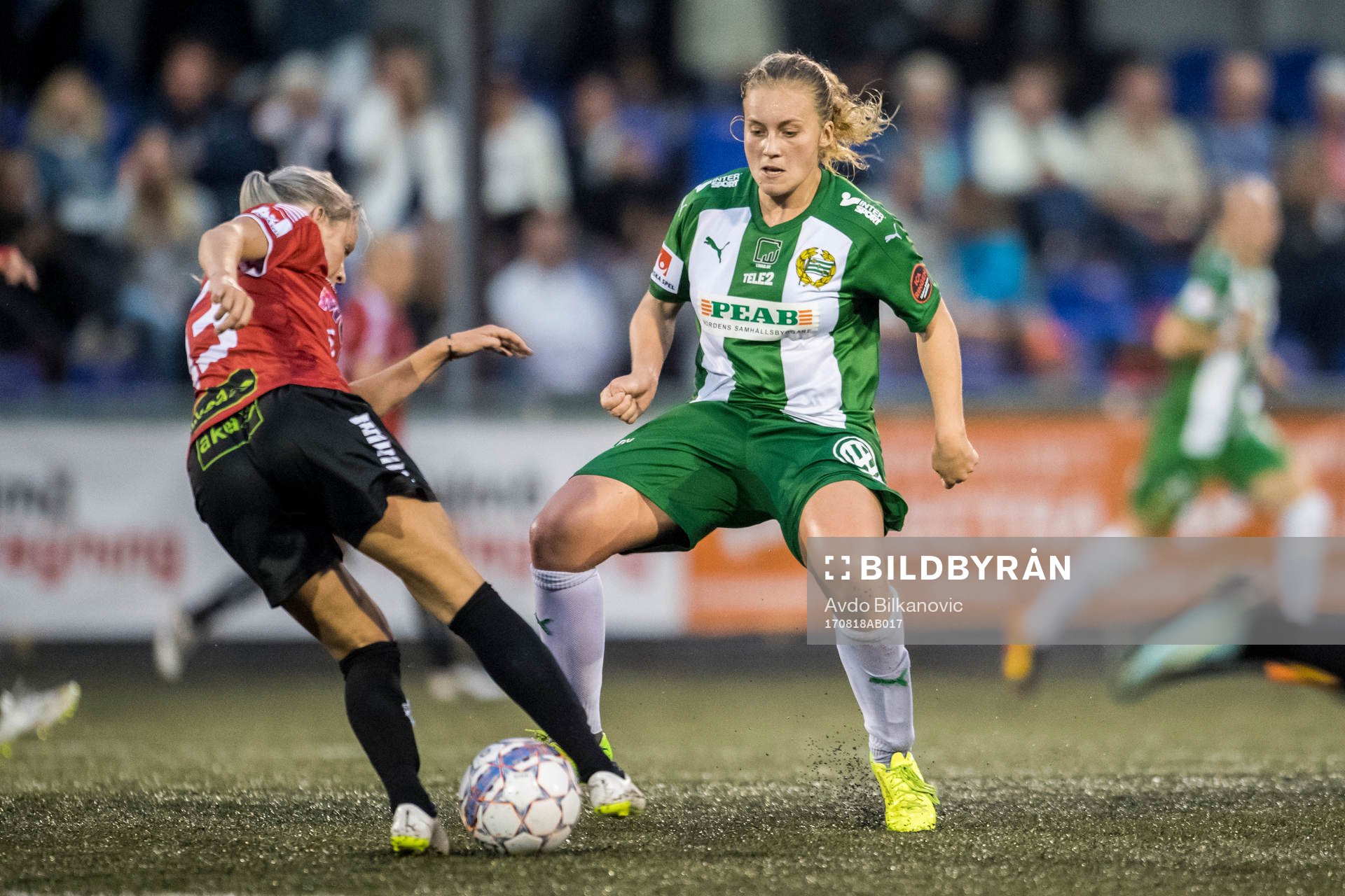 LB07sAlice Magnusson och Hammarbys Ellen Gibson