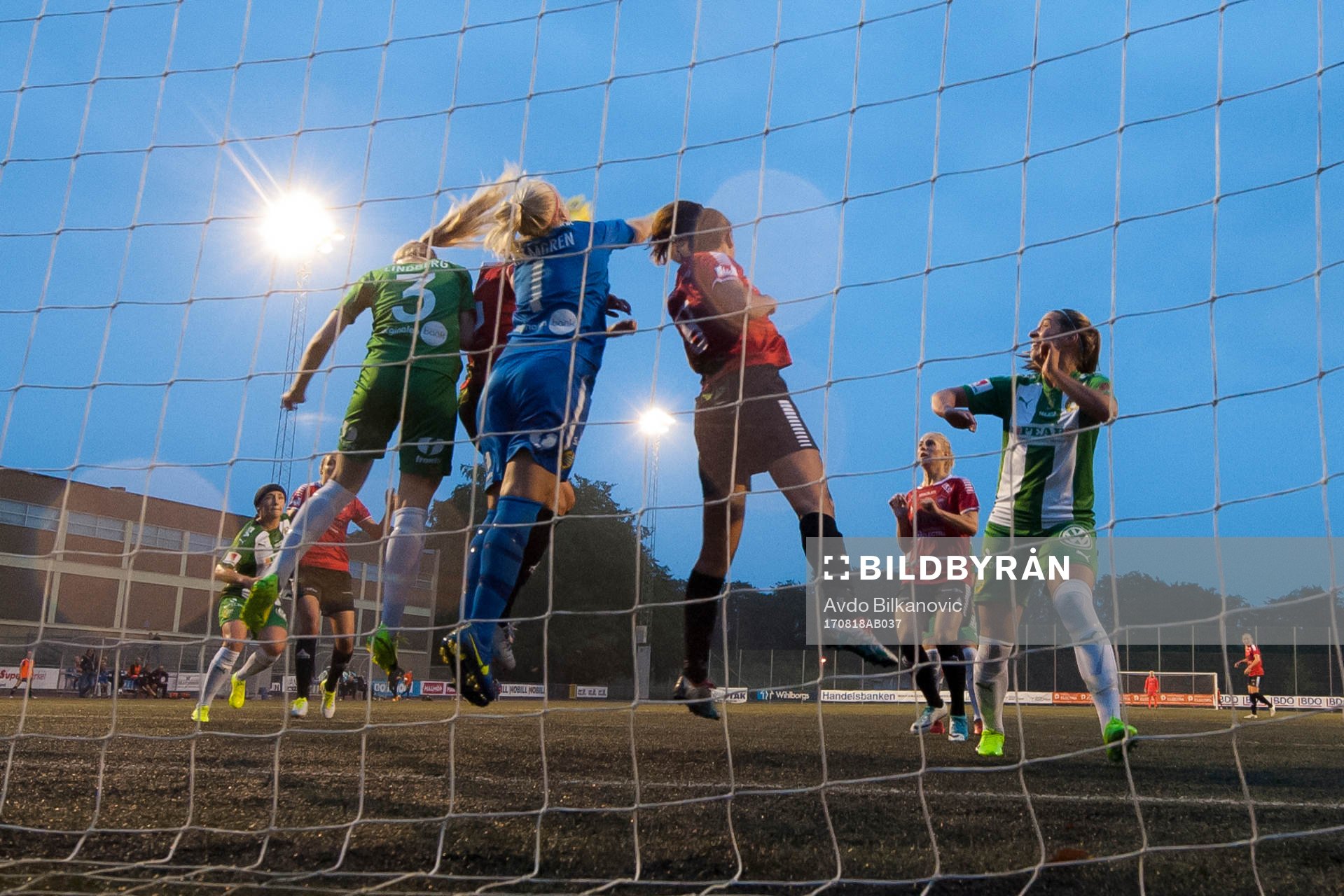 Hammarbys målvakt Emma Holmgren