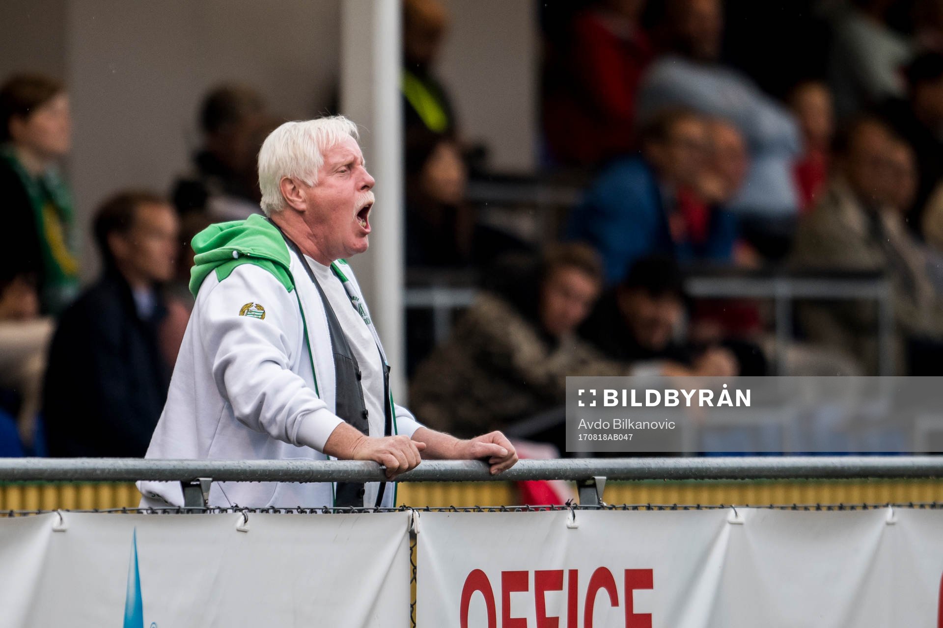 En av Hammarbys supportrar