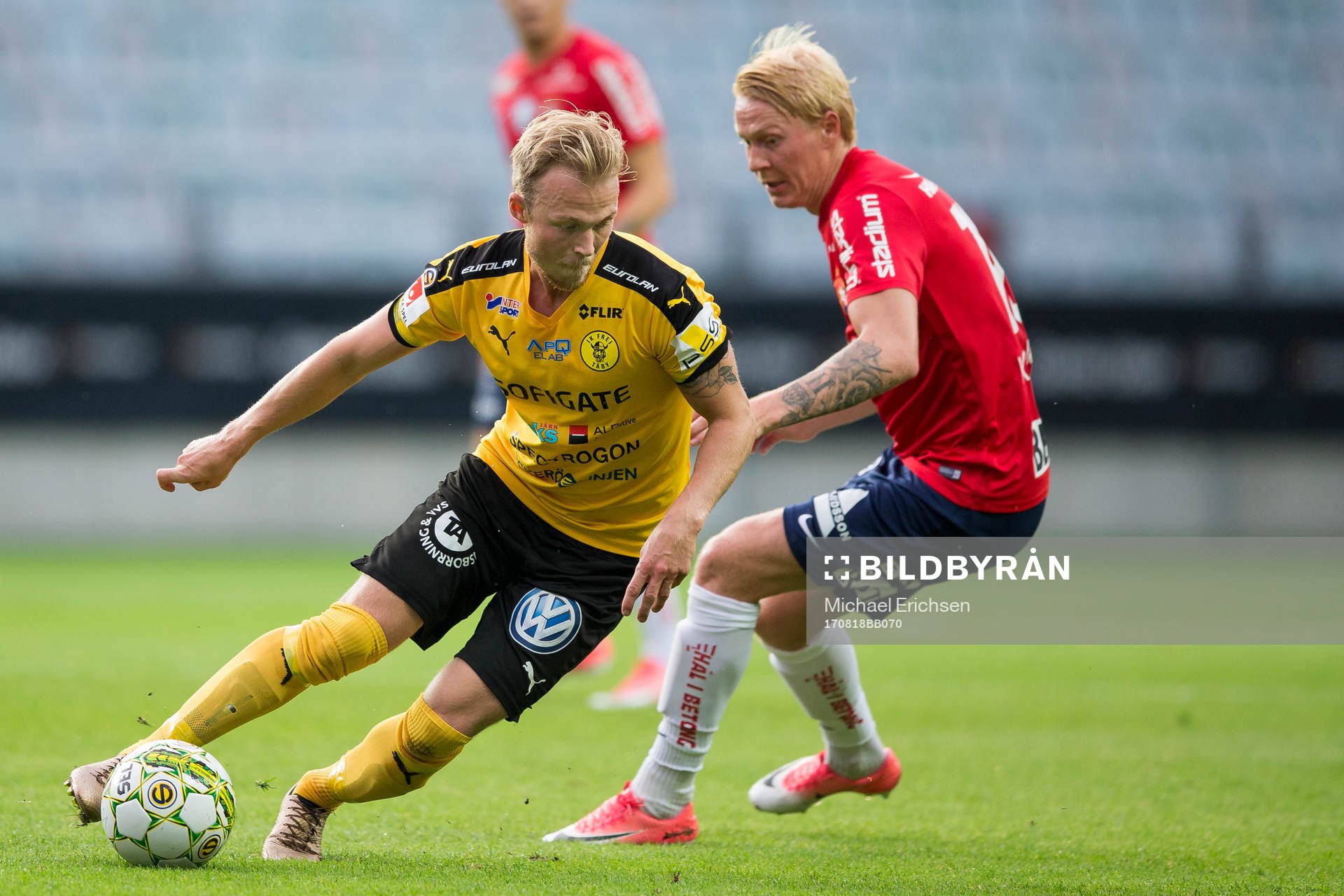 Frejs Pontus Åsbrink mot Örgrytes Sebastian Carlsén