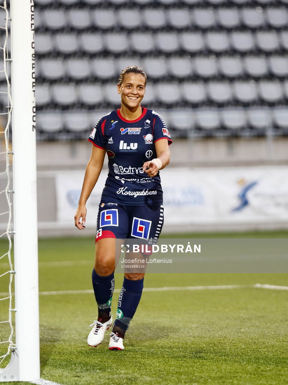 Linköpings Marija Banusic har precis gjort mål