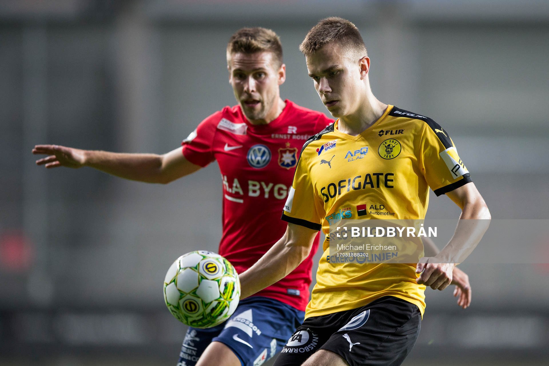 Frejs Dusan Jajic mot Örgrytes Daniel Sliper