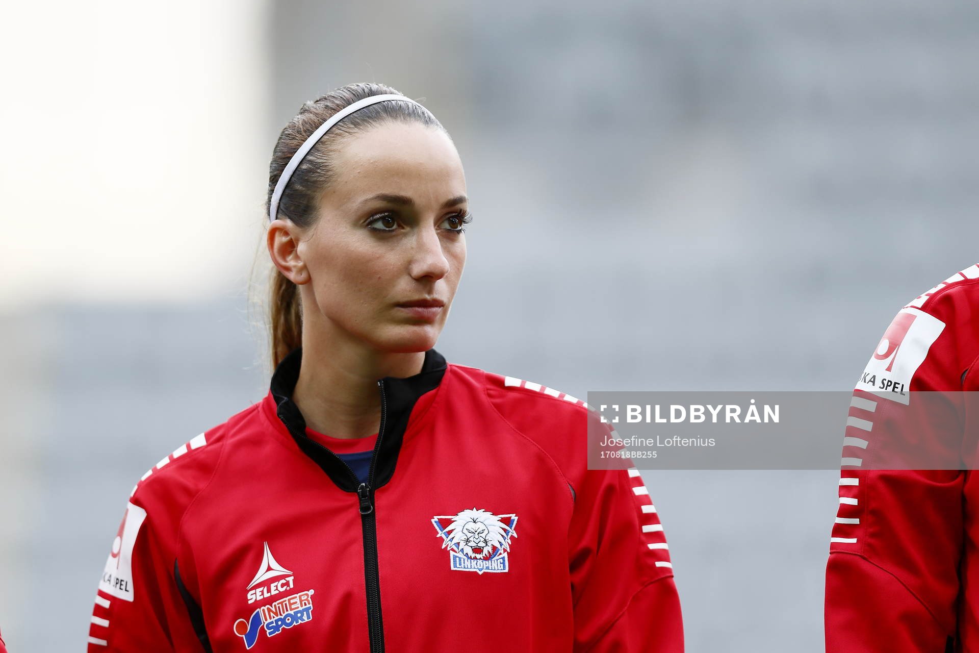 Linköpings Kosovare Asllani innan fotbollsmatchen i