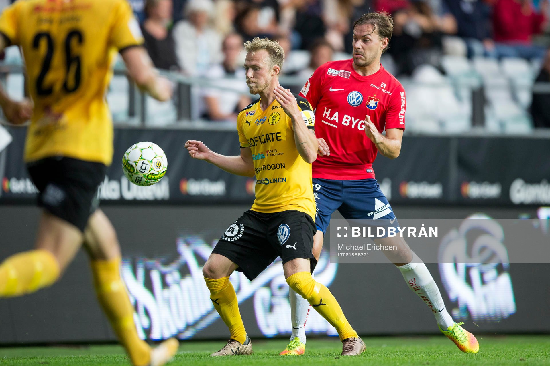 Frejs Pontus Åsbrink mot Örgrytes Danny Ervik