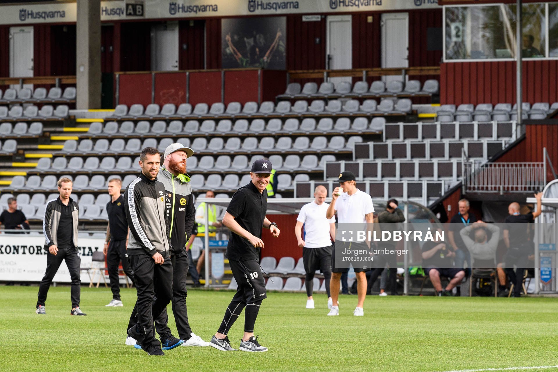 Elfsborgs Emir Bajrami, fystränare Magnus Hellman Driessen