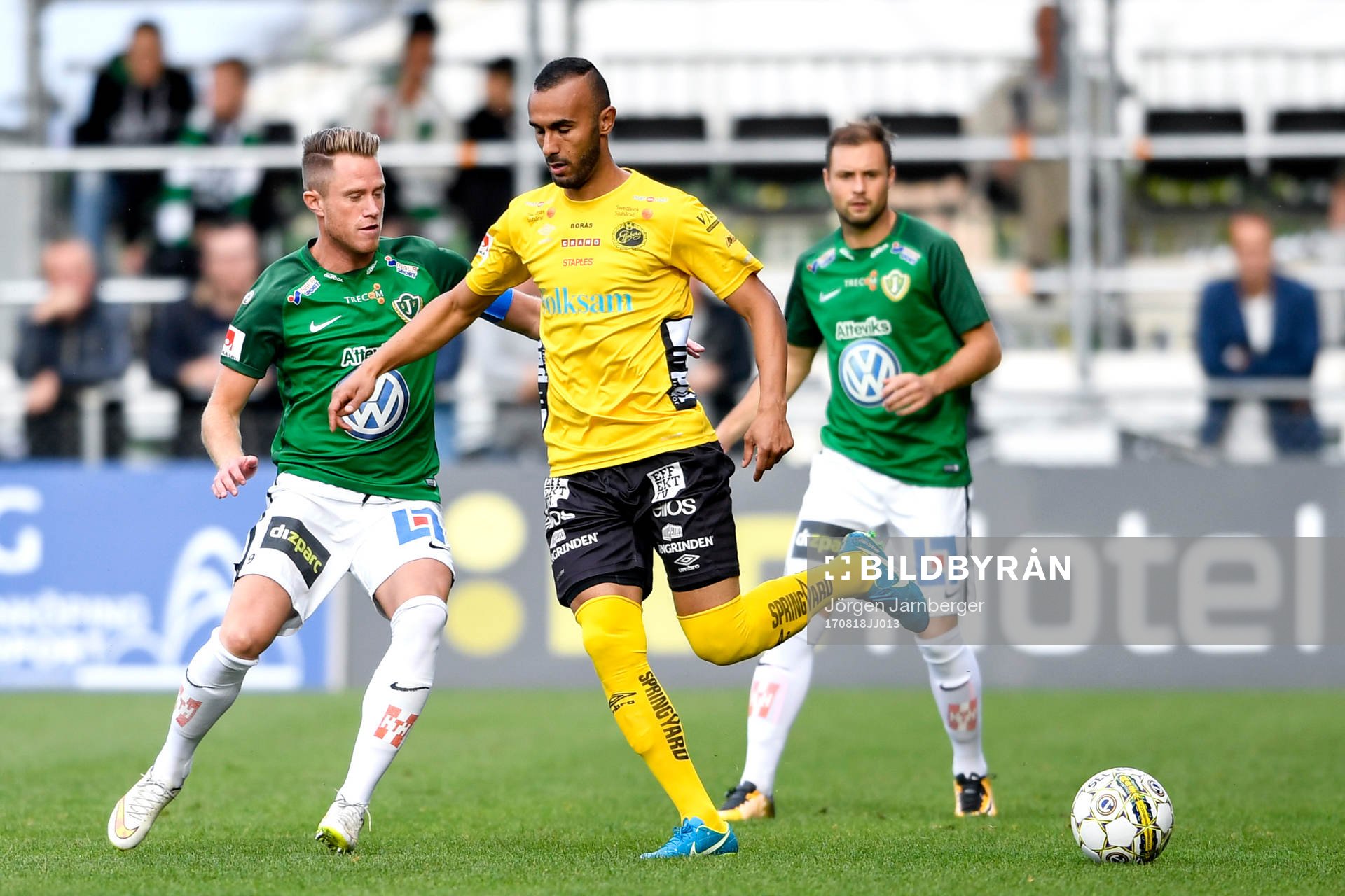 Elfsborgs Issam Jebali och Jönköpings Tommy Thelin