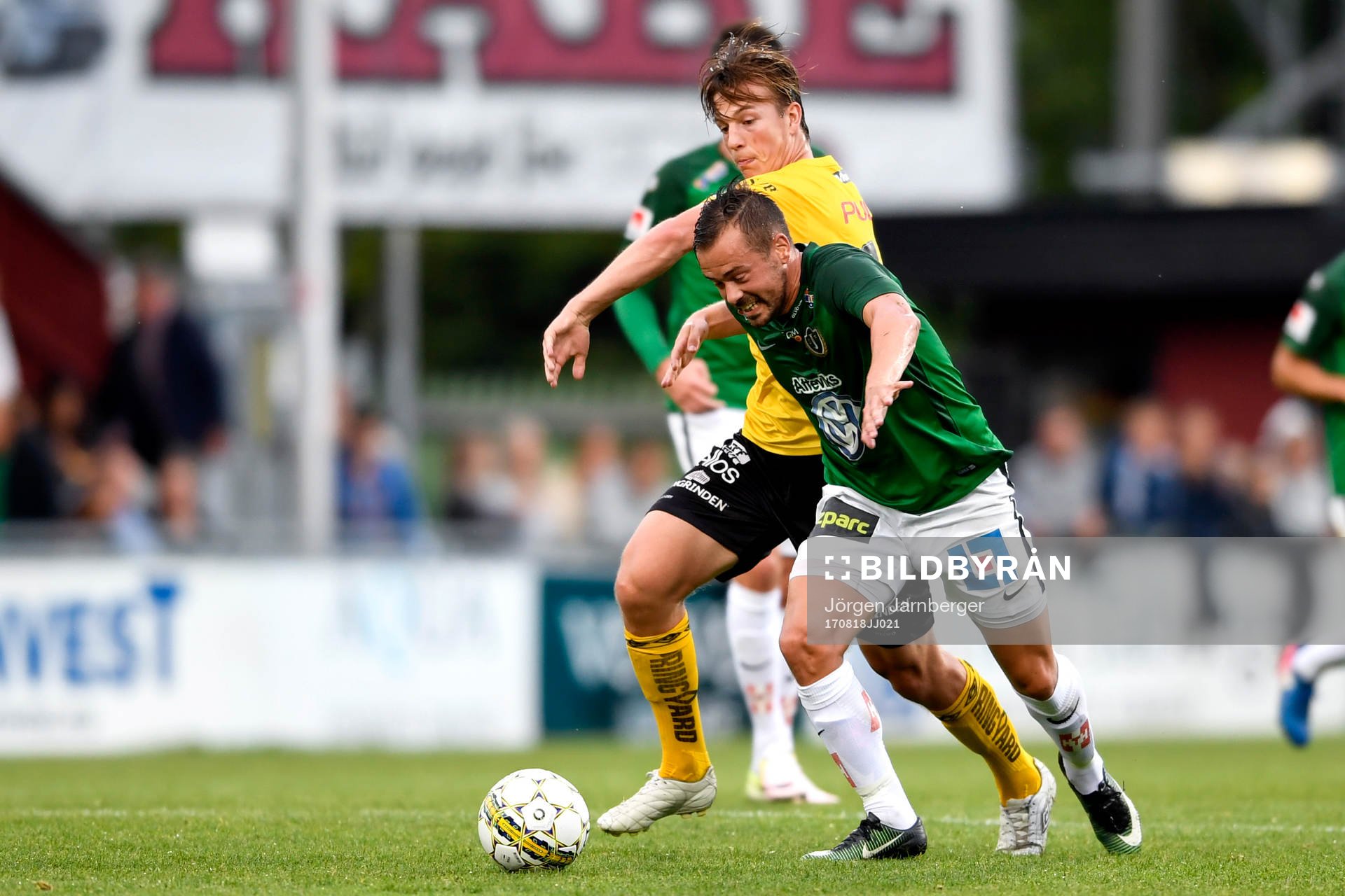 Jönköpings Fredric Fendrich och Elfsborgs Simon Olsson