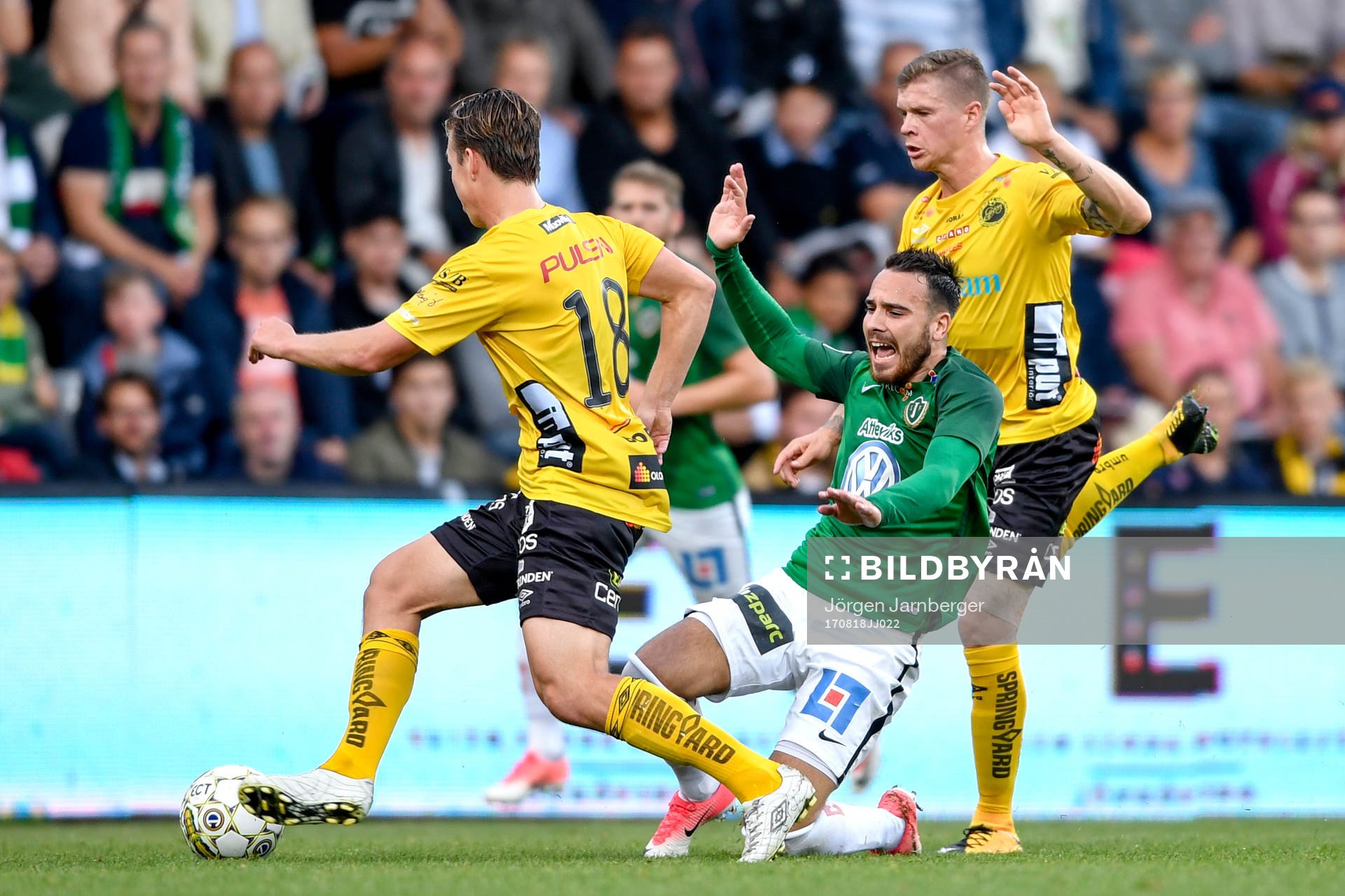Jönköpings Dzenis Kozica och Elfsborgs Simon Olsson och