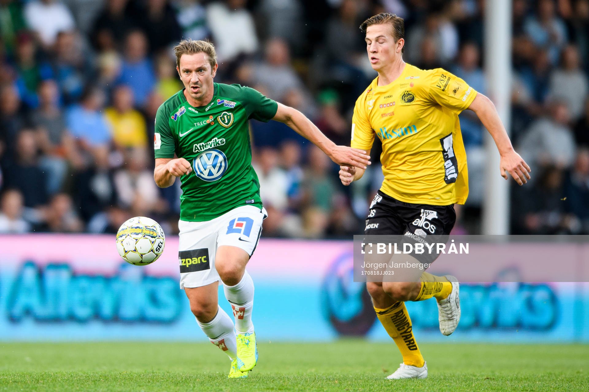 Jönköpings Fredrik Olsson och Elfsborgs Simon Olsson