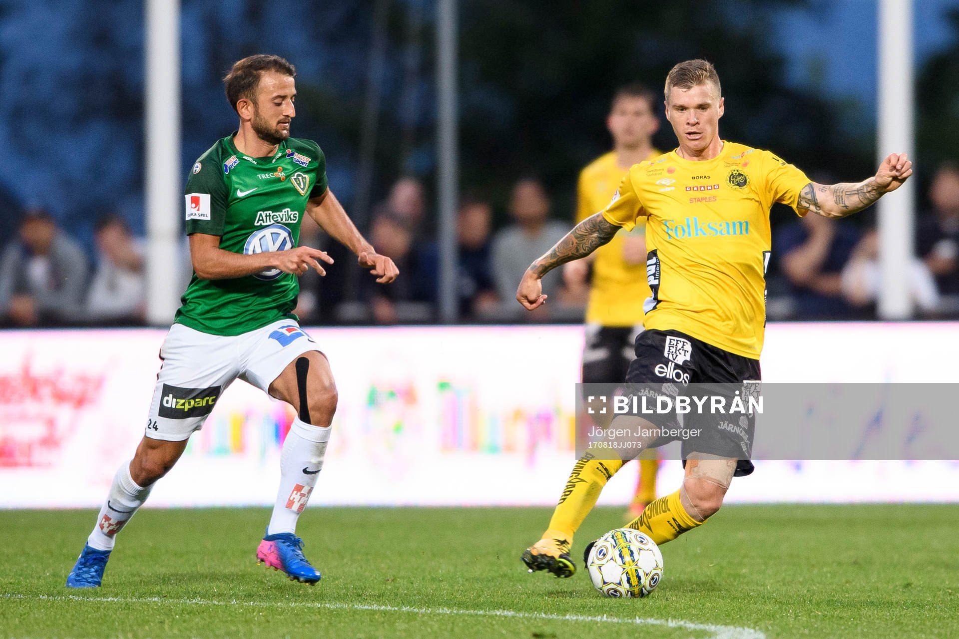 Elfsborgs Samuel Holmén och Jönköpings Robert Gojani