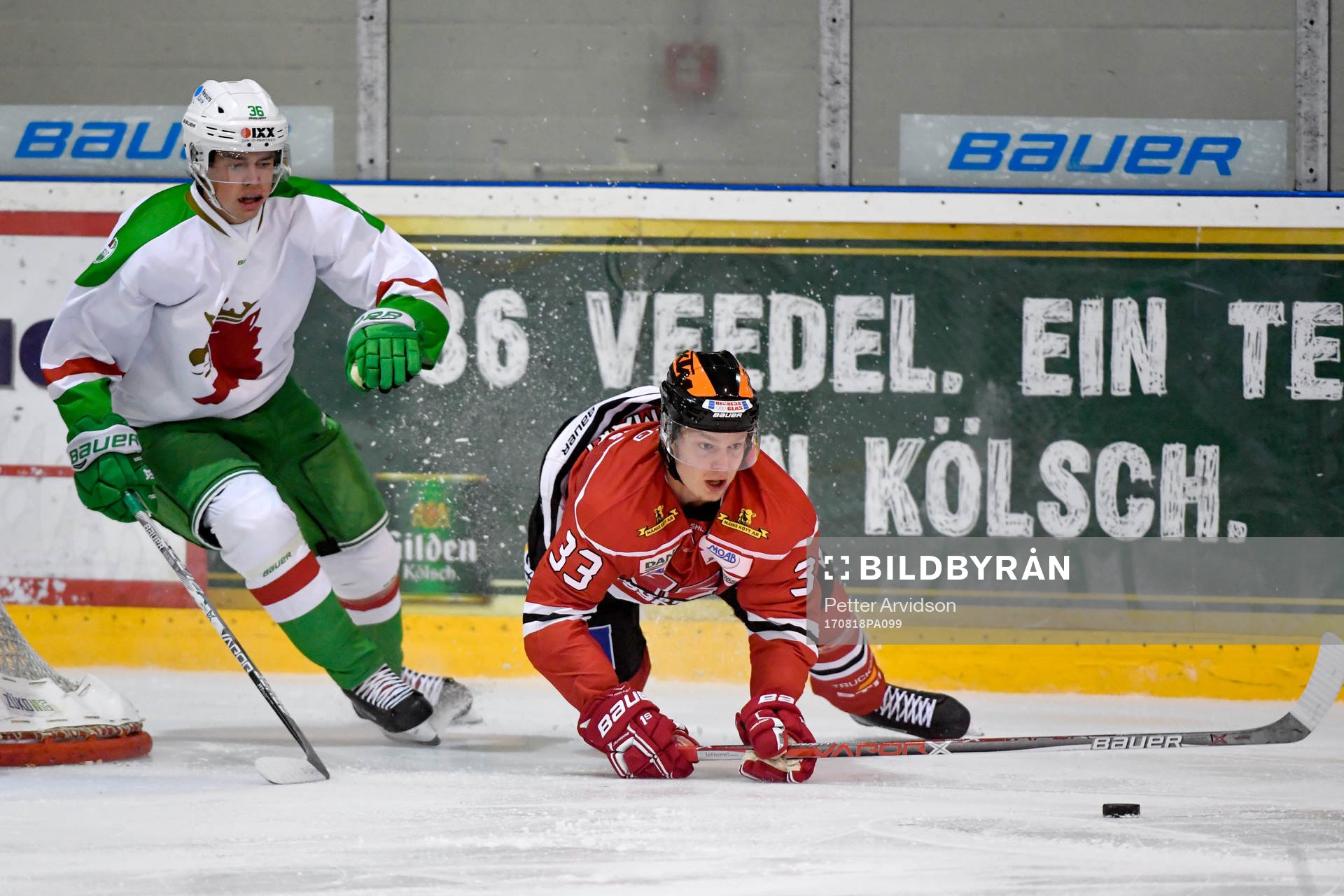 Rögles Filip Karlsson och Örebros Christopher Mastomäki