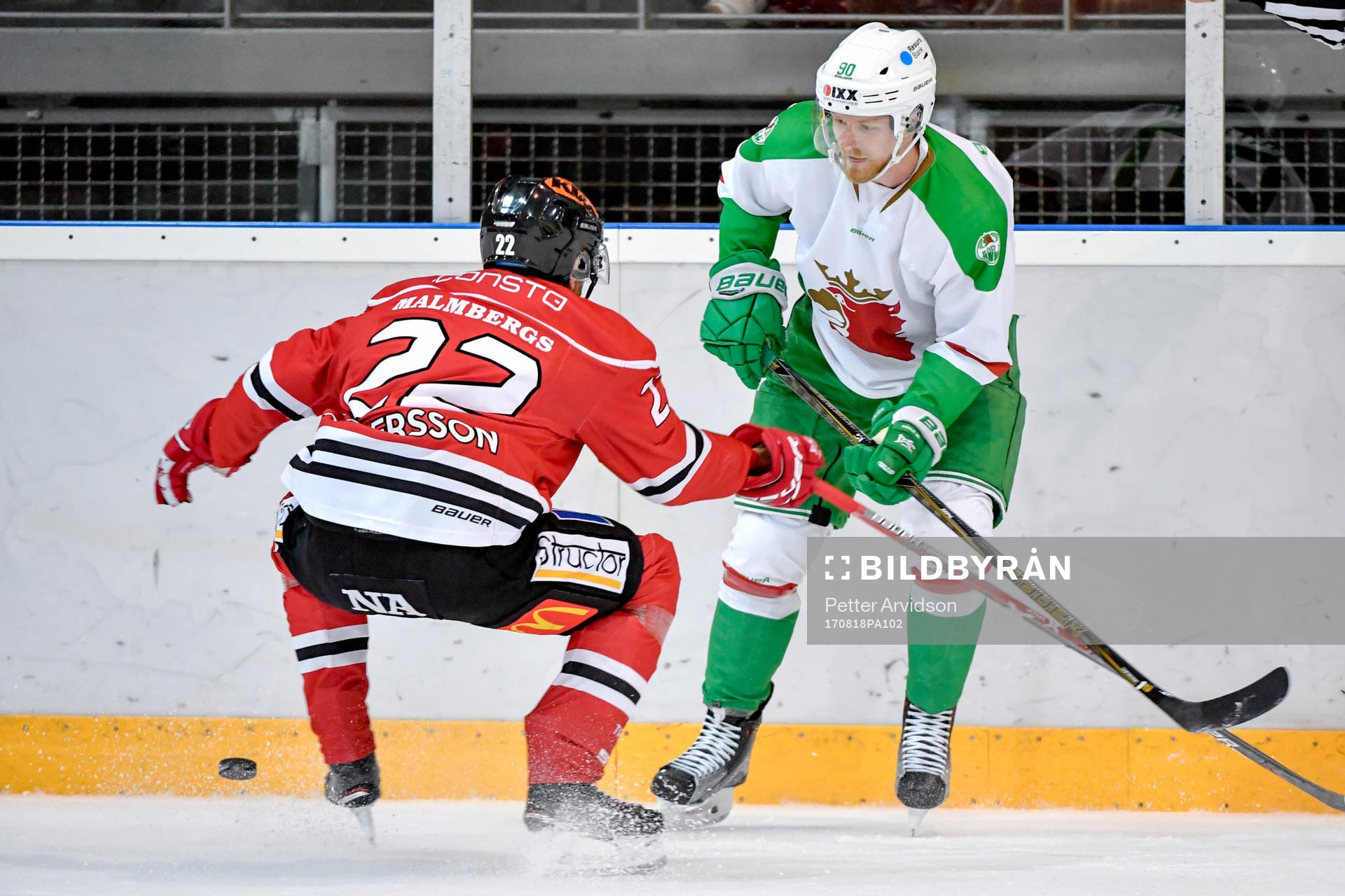 Rögles Ted Brithén och Örebros Jonathan Andersson