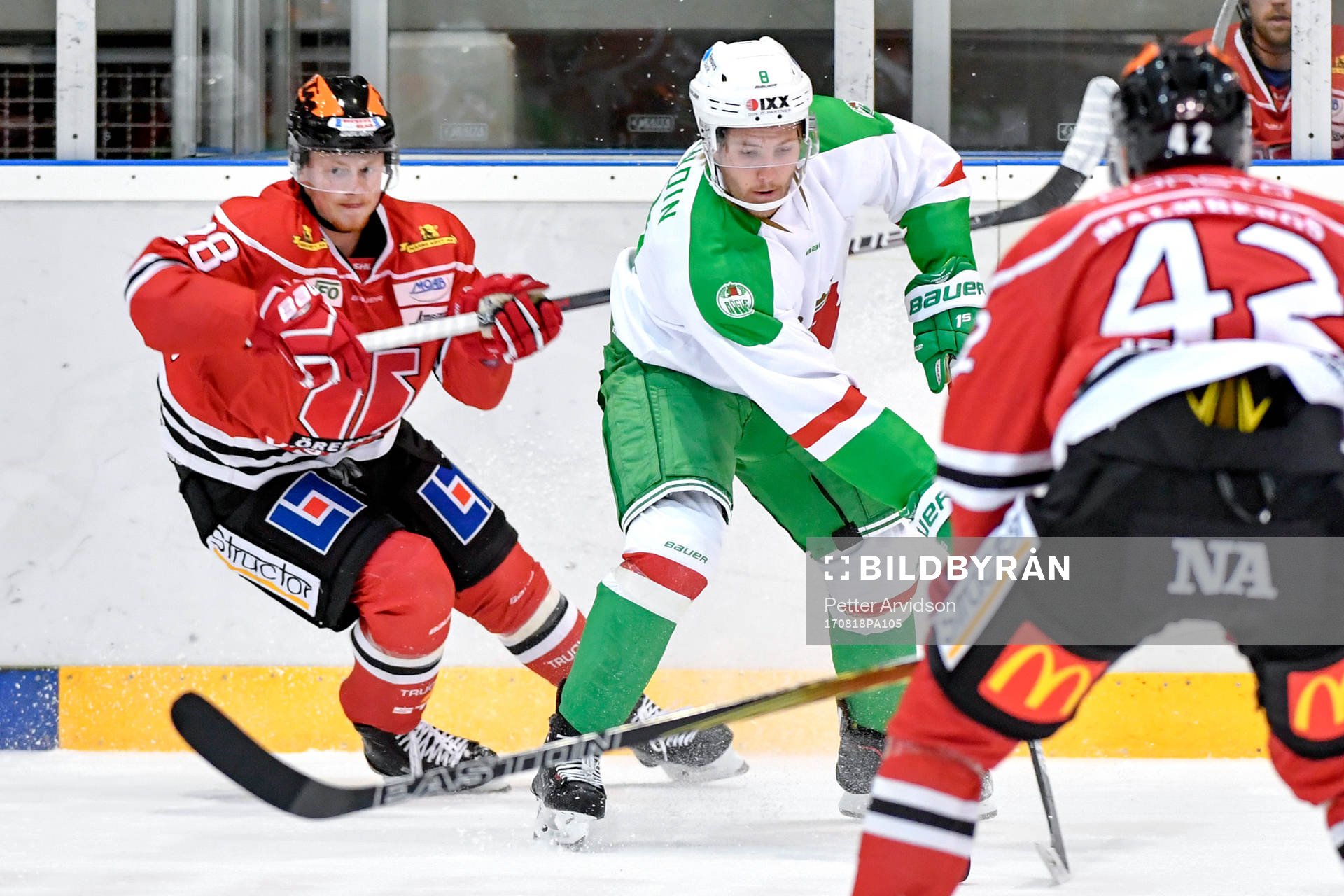Örebros Linus Arnesson och Rögles Linus Sandin