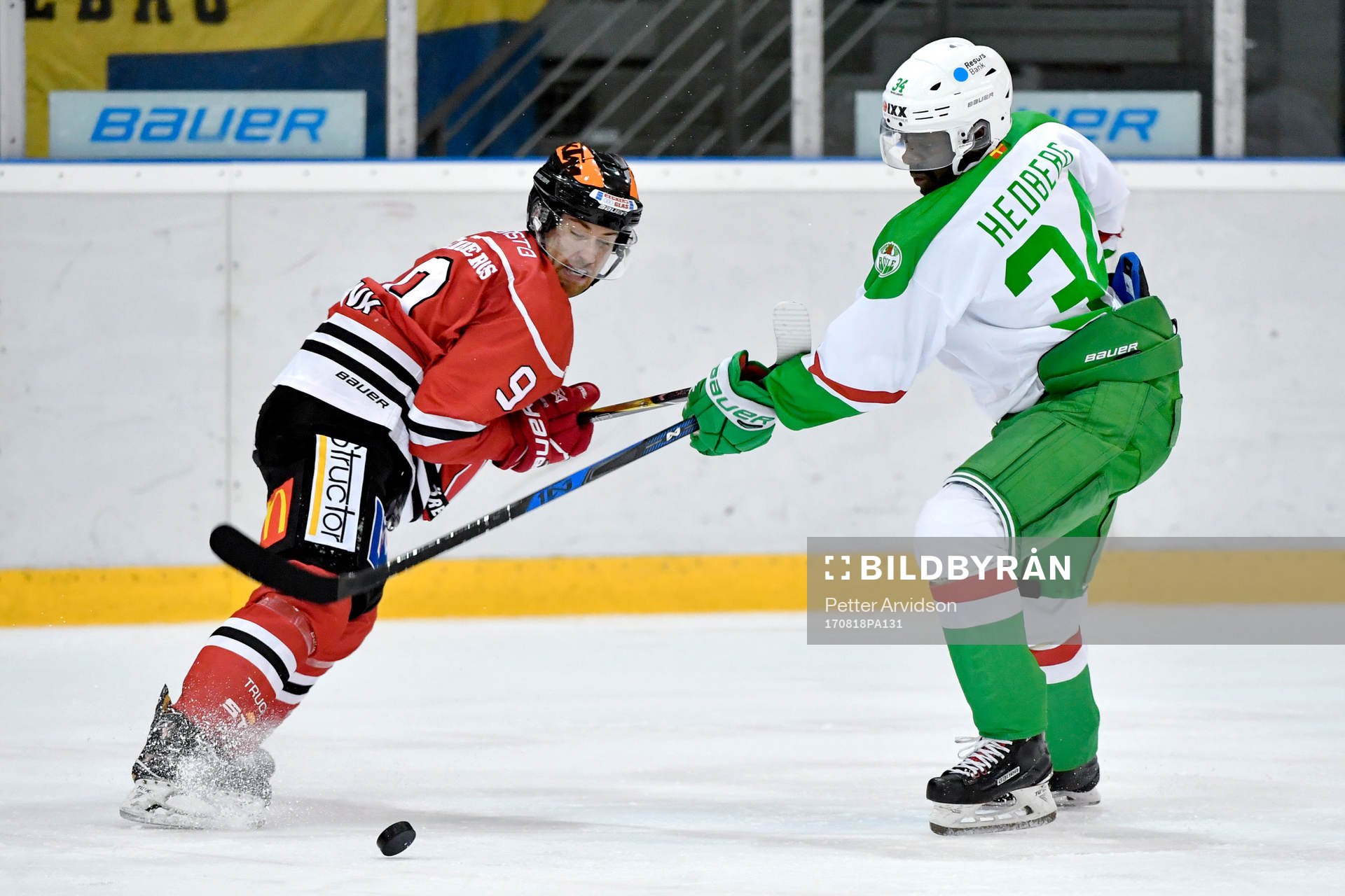 Örebros Tylor Spink och Rögles Edwin Hedberg
