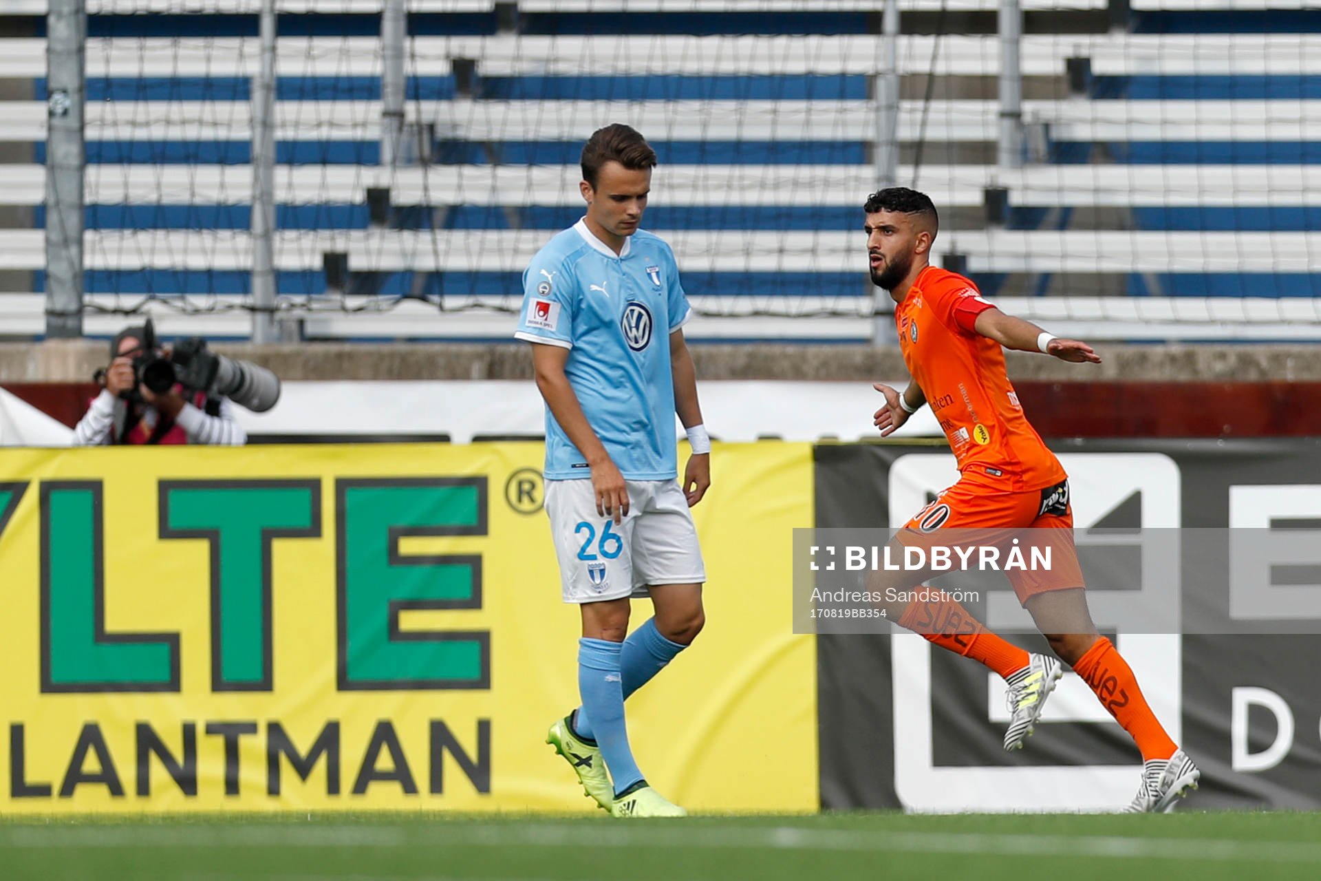 AFC Eskilstunas Omar Eddahri jublar