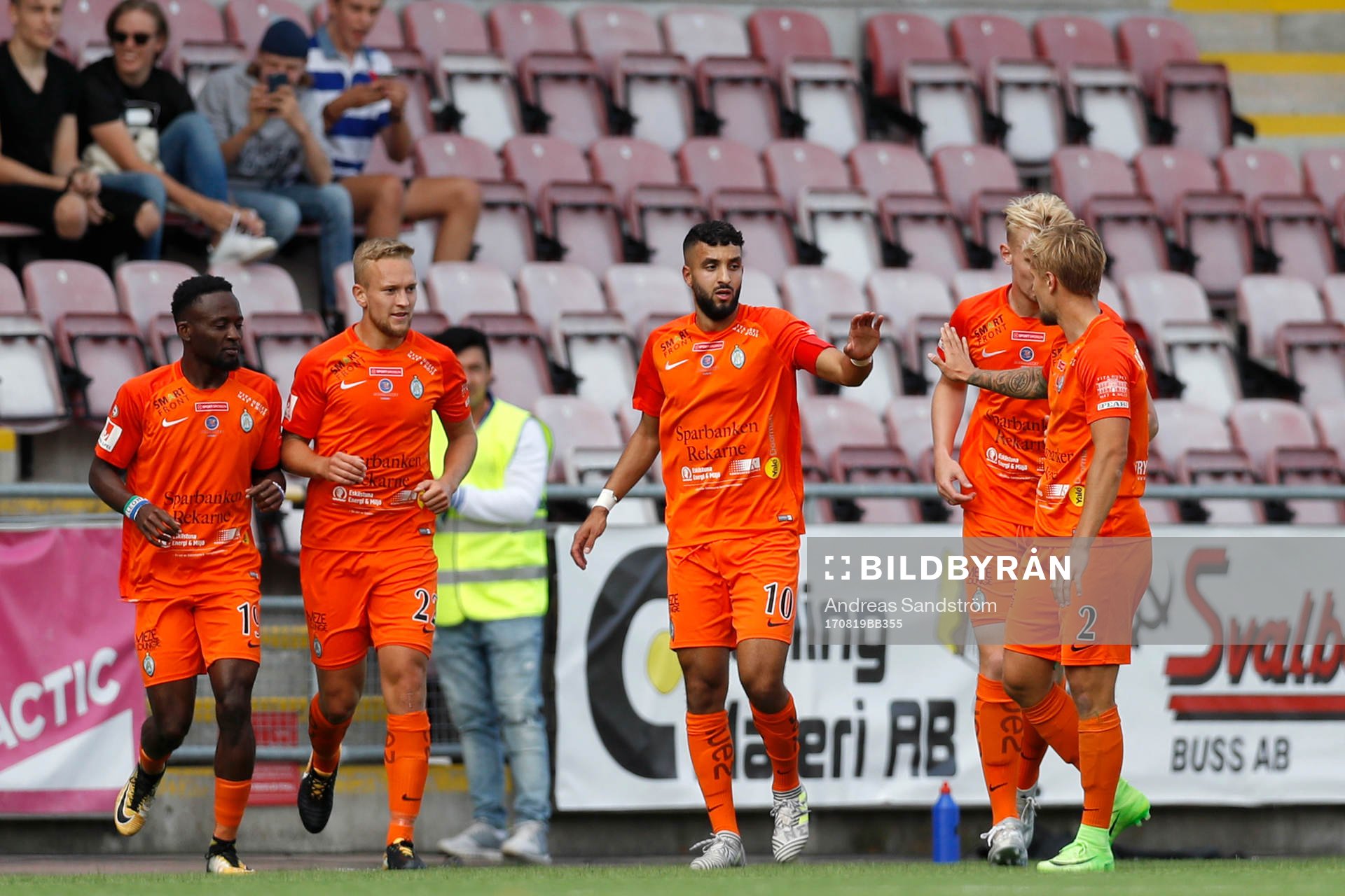 AFC Eskilstunas Mohamed Buya Turay, Alexander Michel och