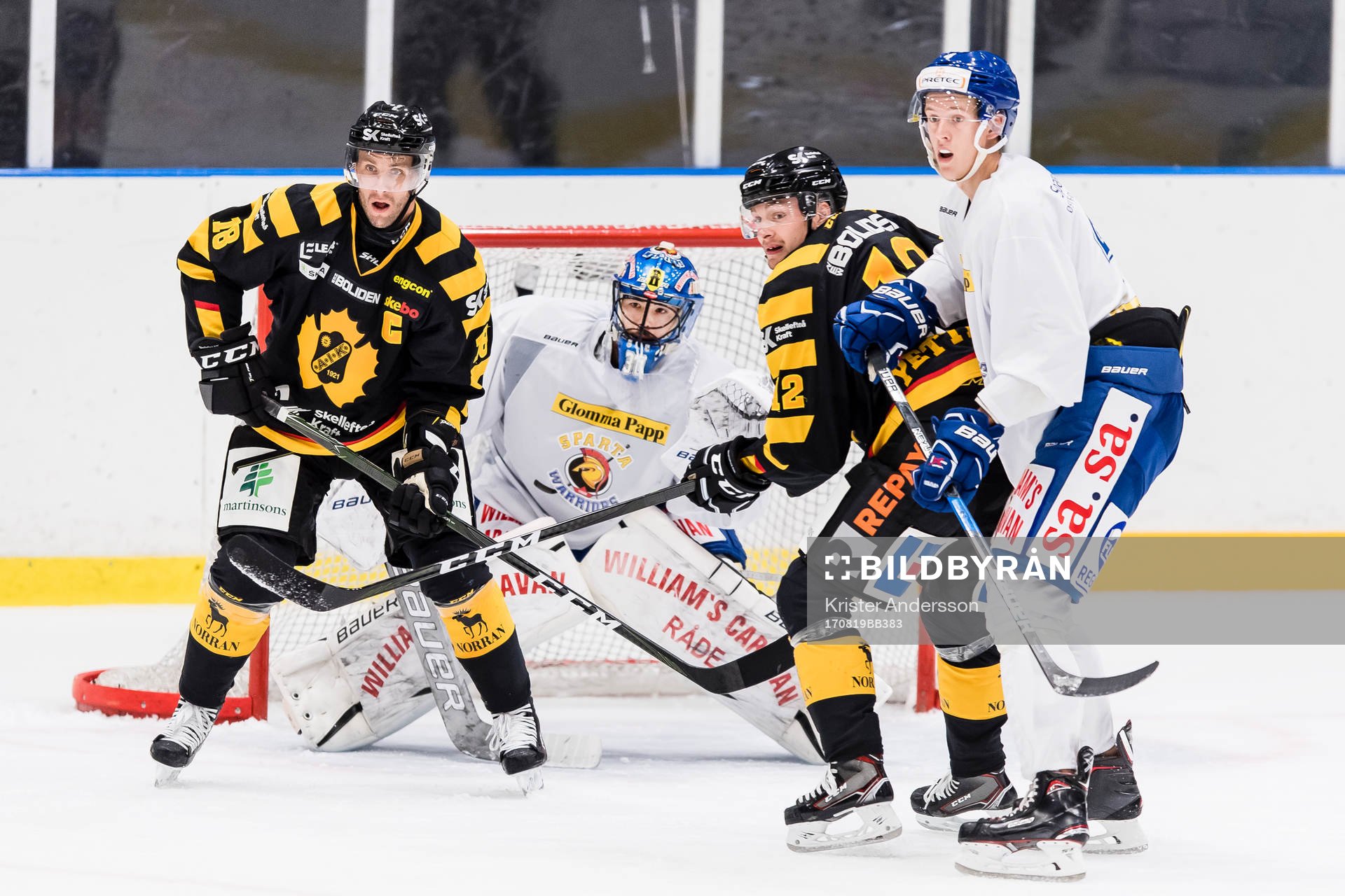 Skellefteås Pontus Petterström och Adam Pettersson oroar