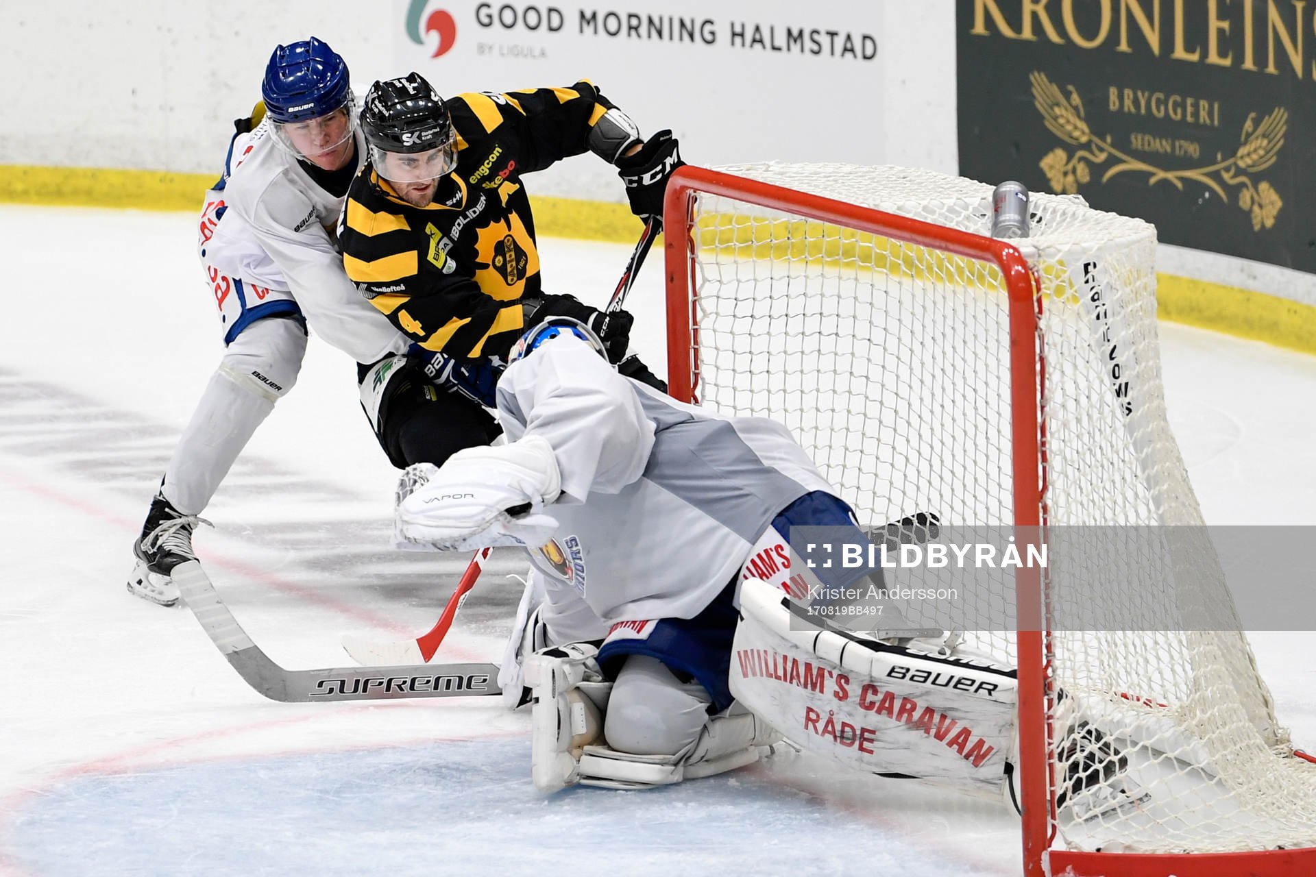 Skellefteås Bud Holloway bryter in mot mål