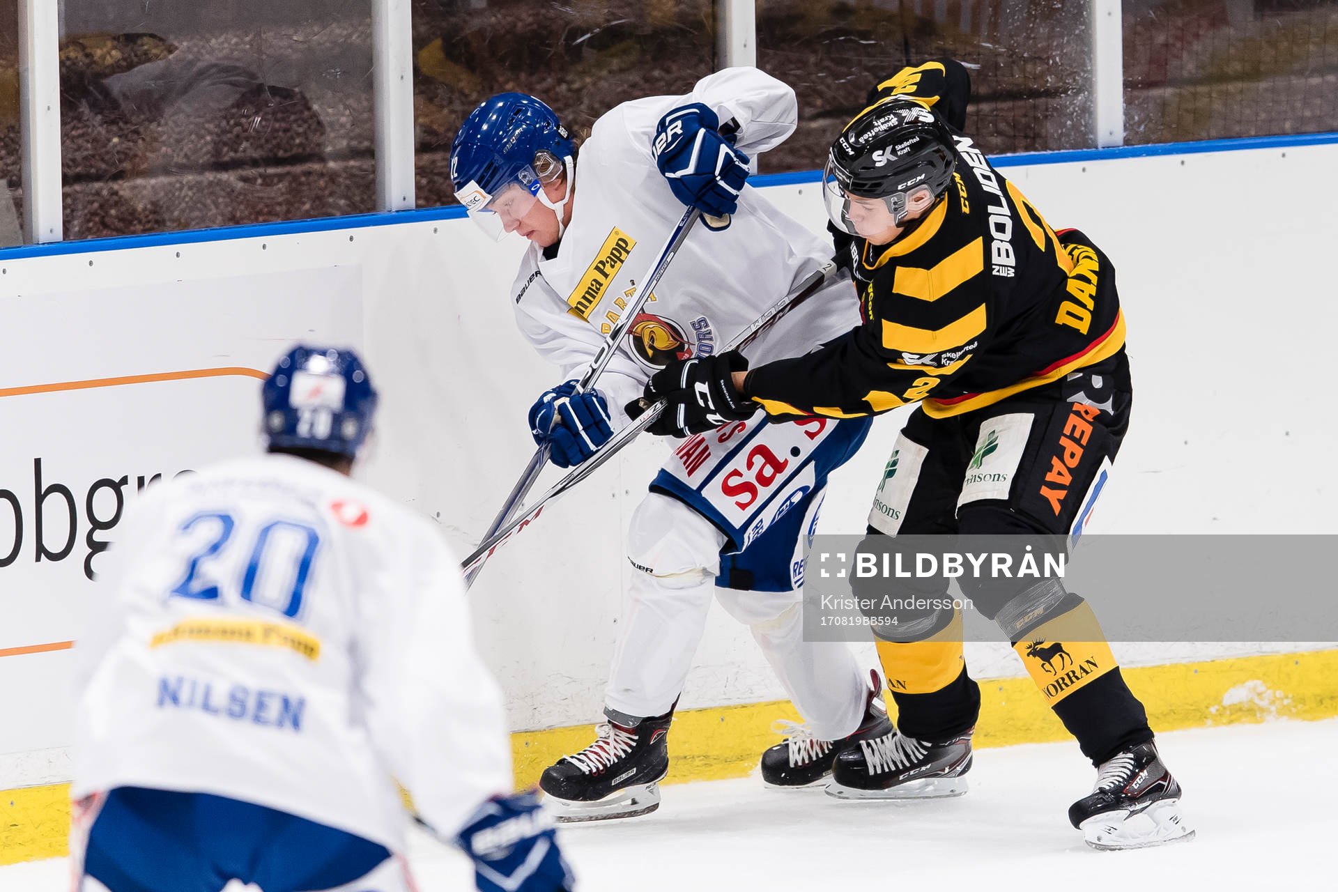 Sparta Sarpsborgs Sander Thoresen och Skellefteås Anton