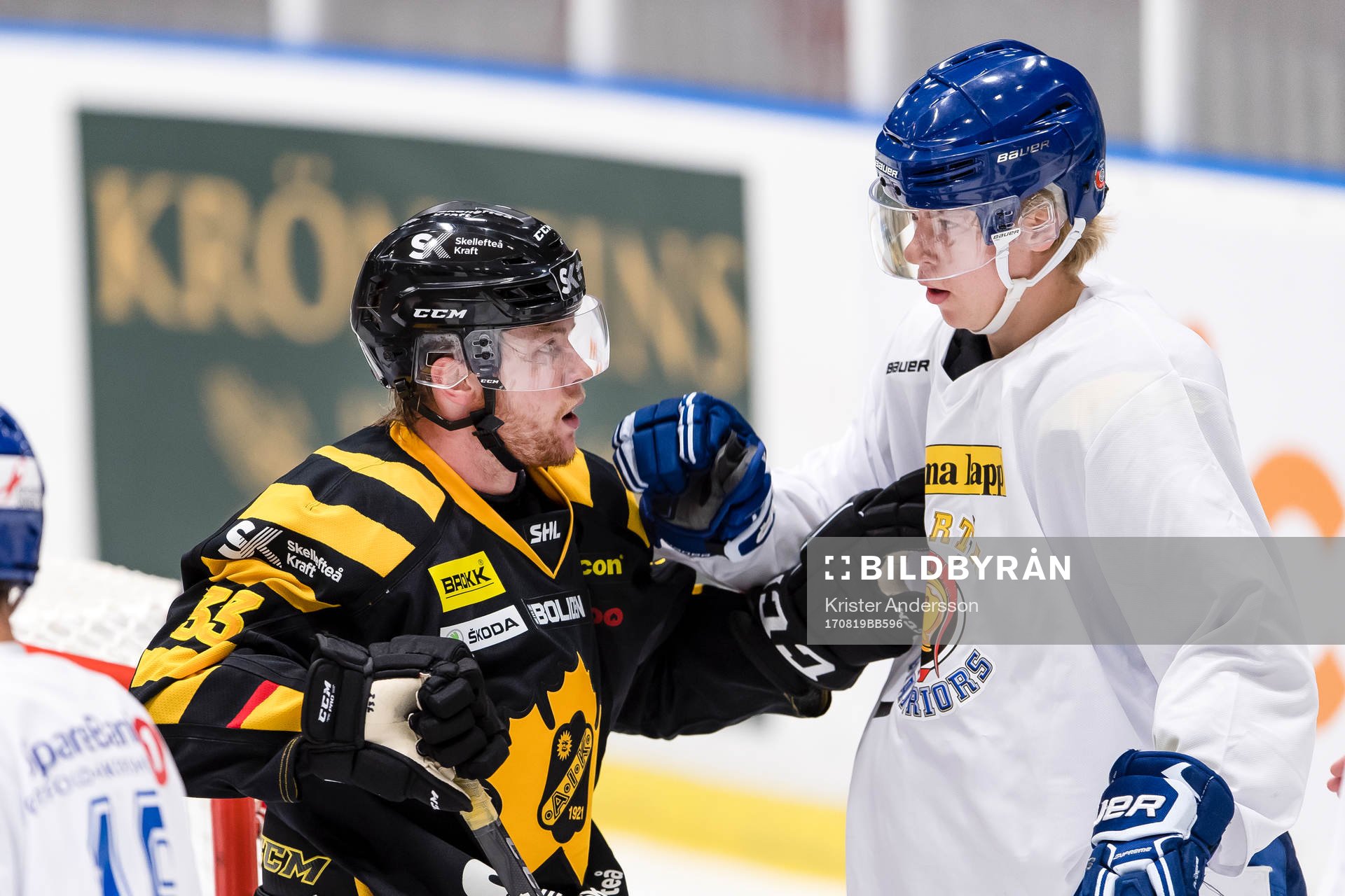 Skellefteås Sebastian Ohlsson och Sparta Sarpsborgs Niklas