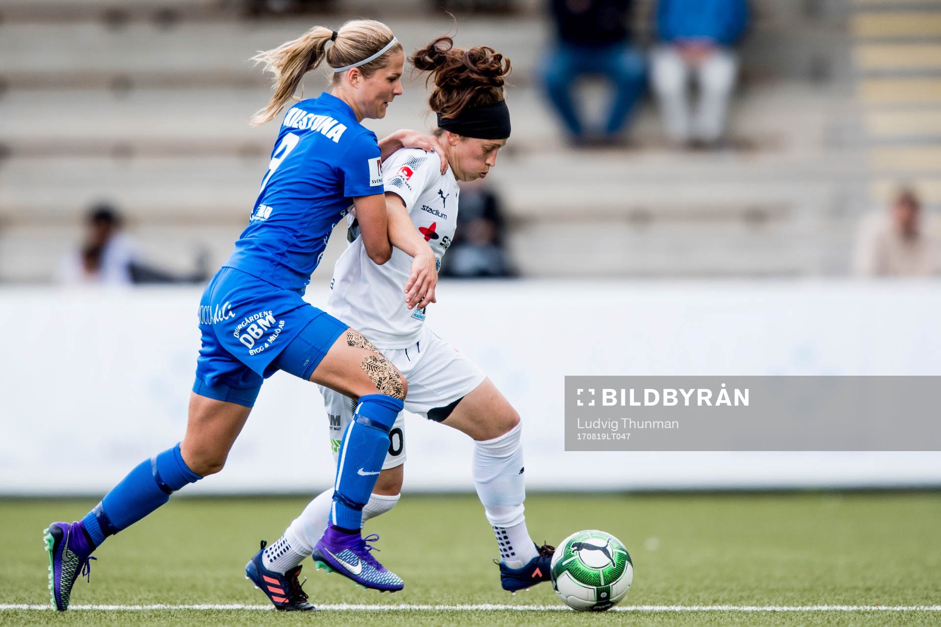 Eskilstunas Malin Diaz och Rosengårds Ella Masar McLeod i