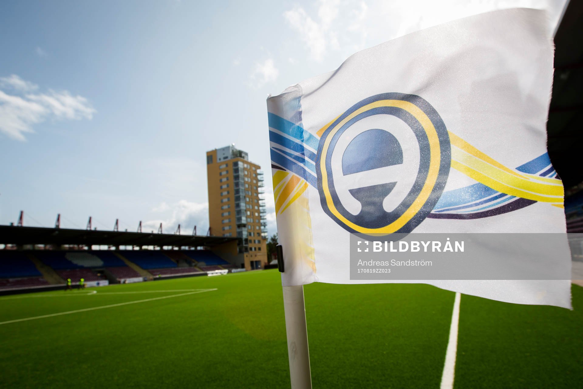 En hörnflagga med