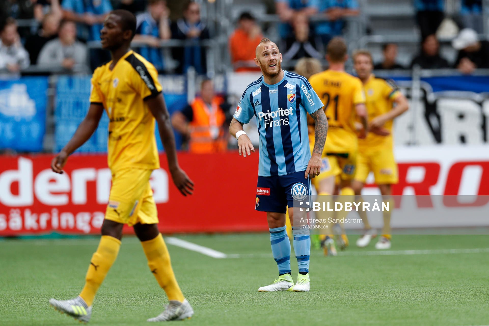 Djurgårdens Magnus Eriksson deppar