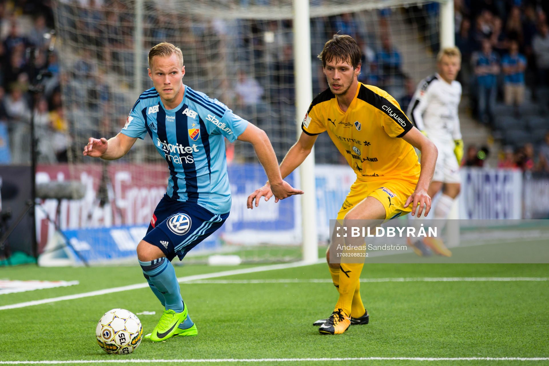 Djurgårdens Gustav Engvall och Halmstads Marcus Johansson