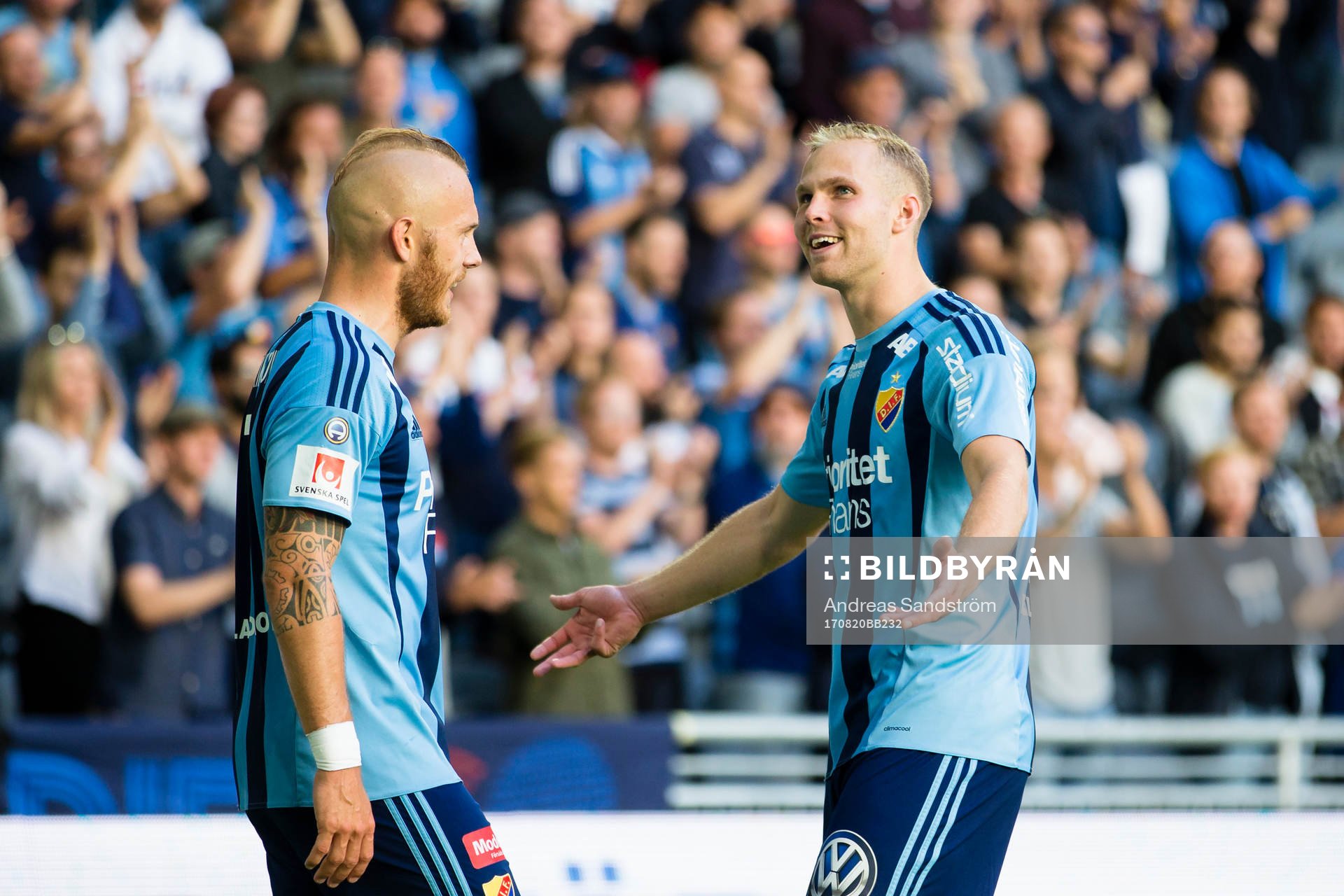 Djurgårdens målskyttar, Magnus Eriksson (v) och Gustav