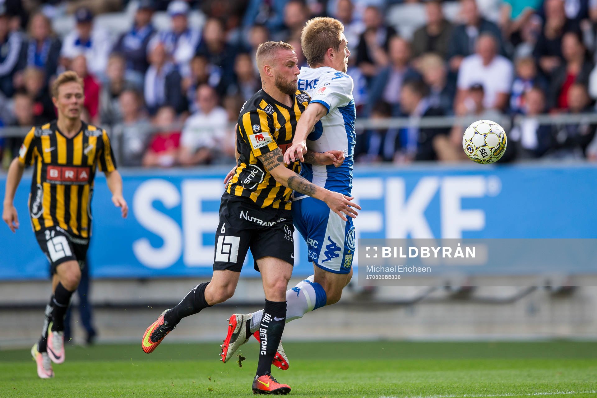 Häckens Alexander Faltsetas trycker till IFK Göteborgs