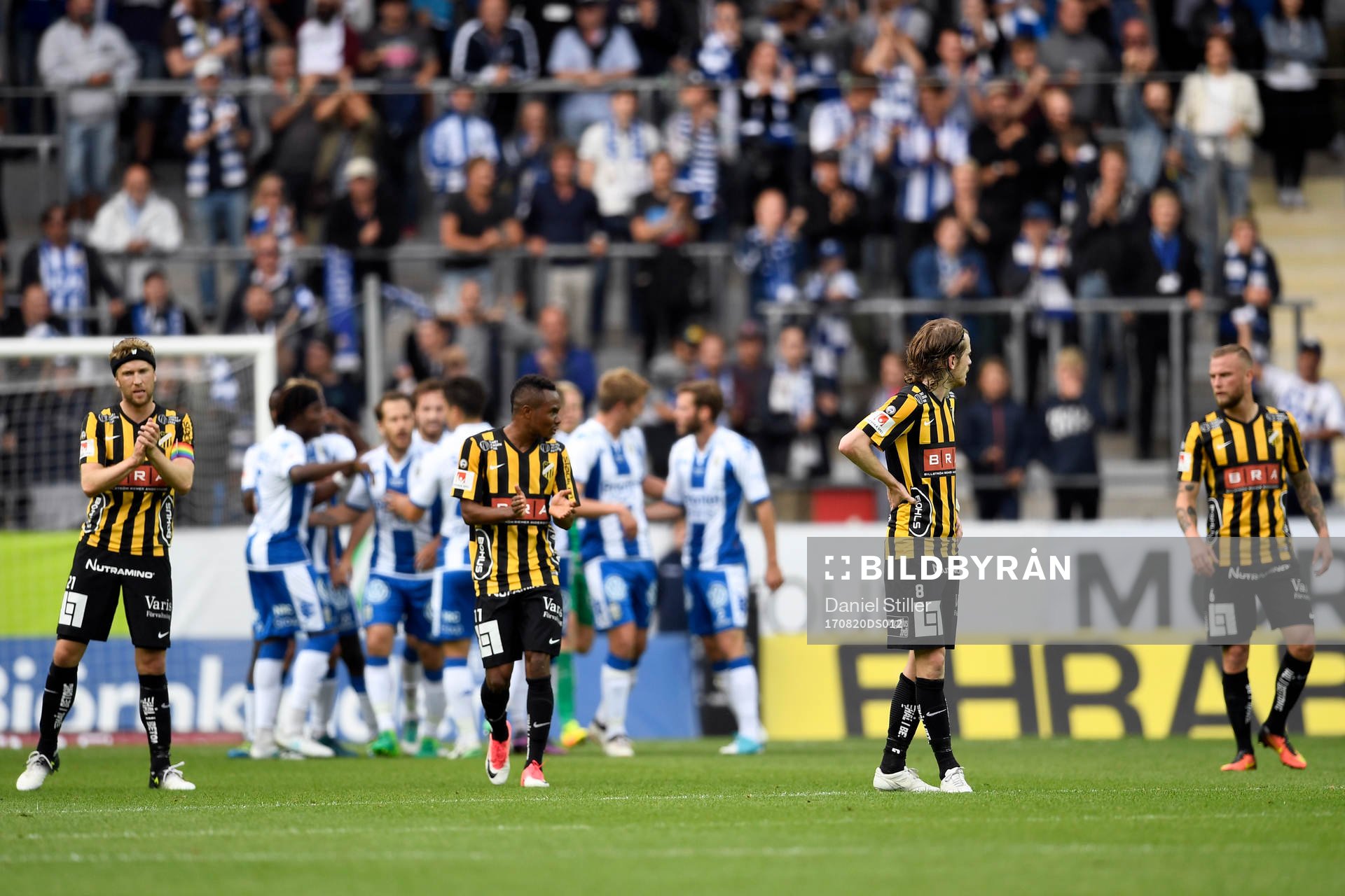 Häckens Rasmus Lindgren, Nasiru Mohammed, Erik Friberg och