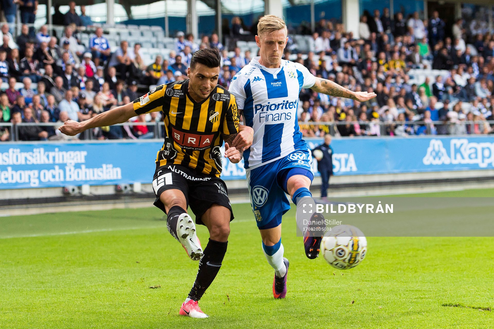 Häckens Ahmed Yasin och IFK Göteborgs Sören Rieks