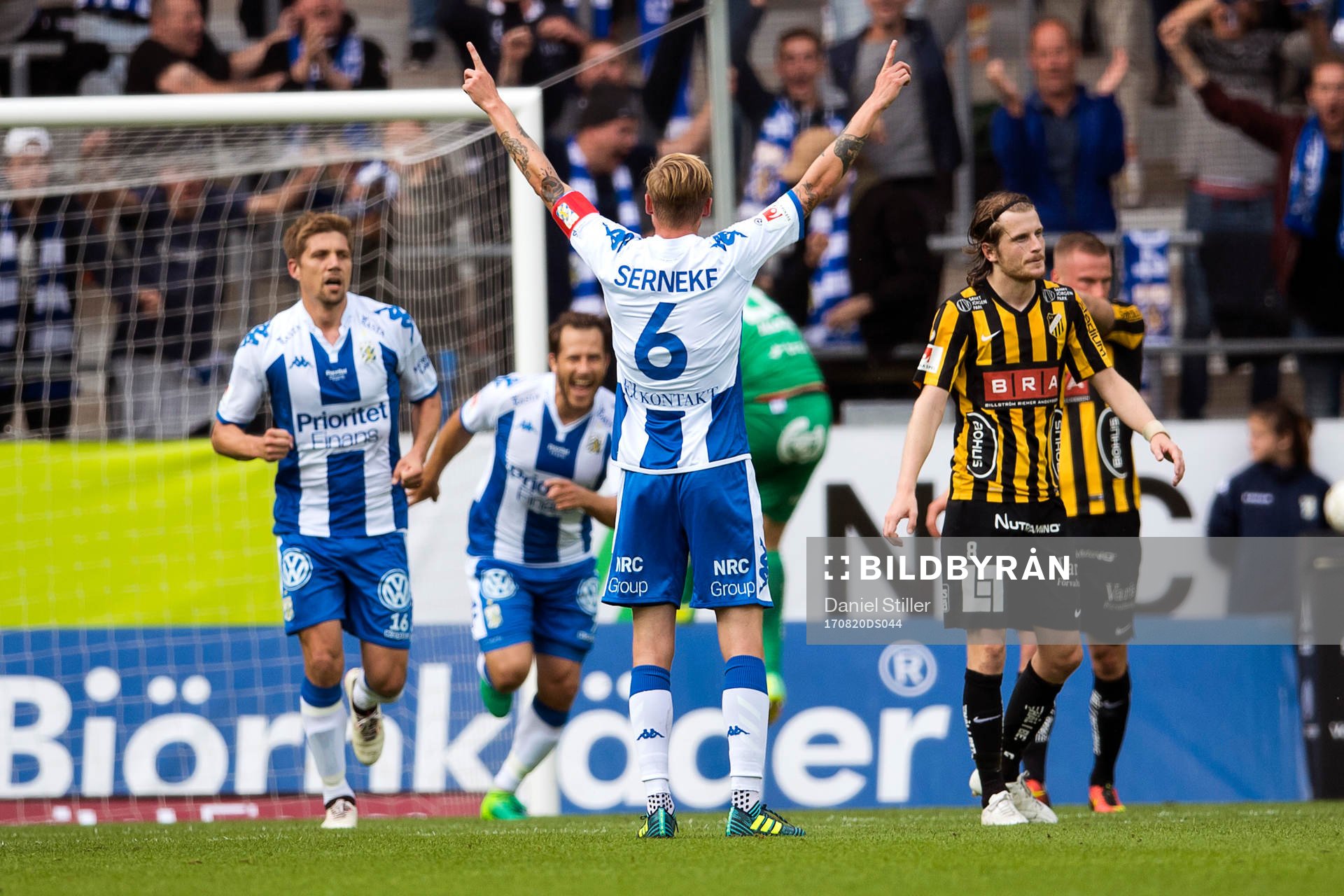 IFK Göteborgs Sebastian Eriksson jublar