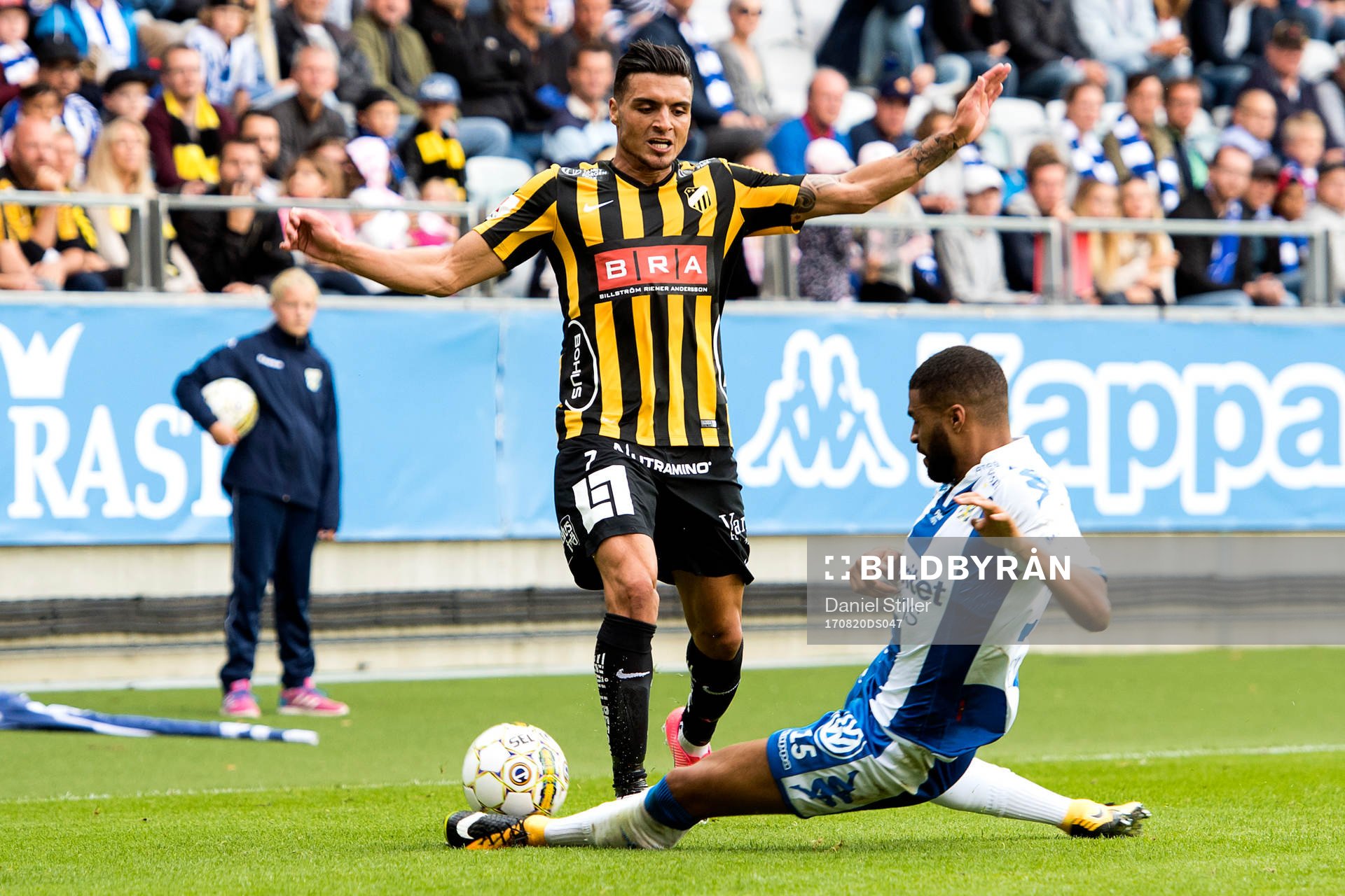 Häckens Ahmed Yasin och IFK Göteborgs Kristopher Da Graca