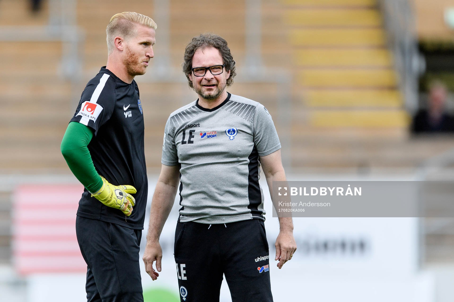 Falkenbergs målvakt Hampus Nilsson och Åtvidabergs