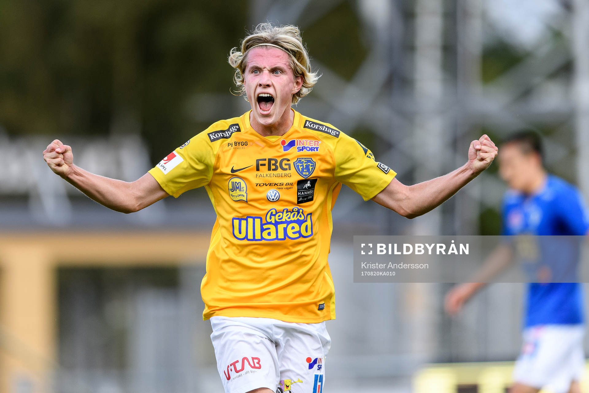Falkenbergs Viktor Götesson jublar