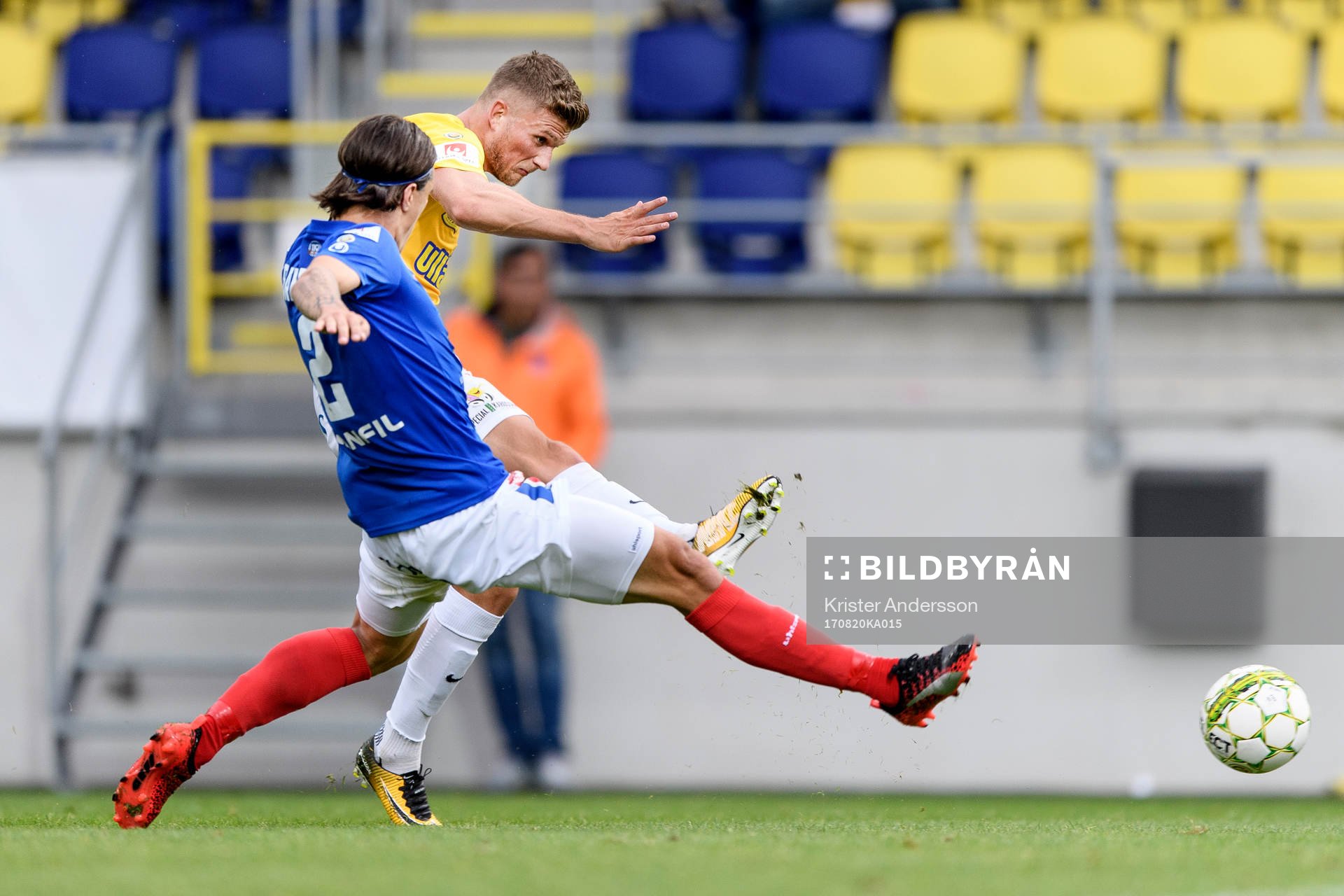 Falkenbergs Erik Pärsson och Åtvidabergs Jon Birkfeldt
