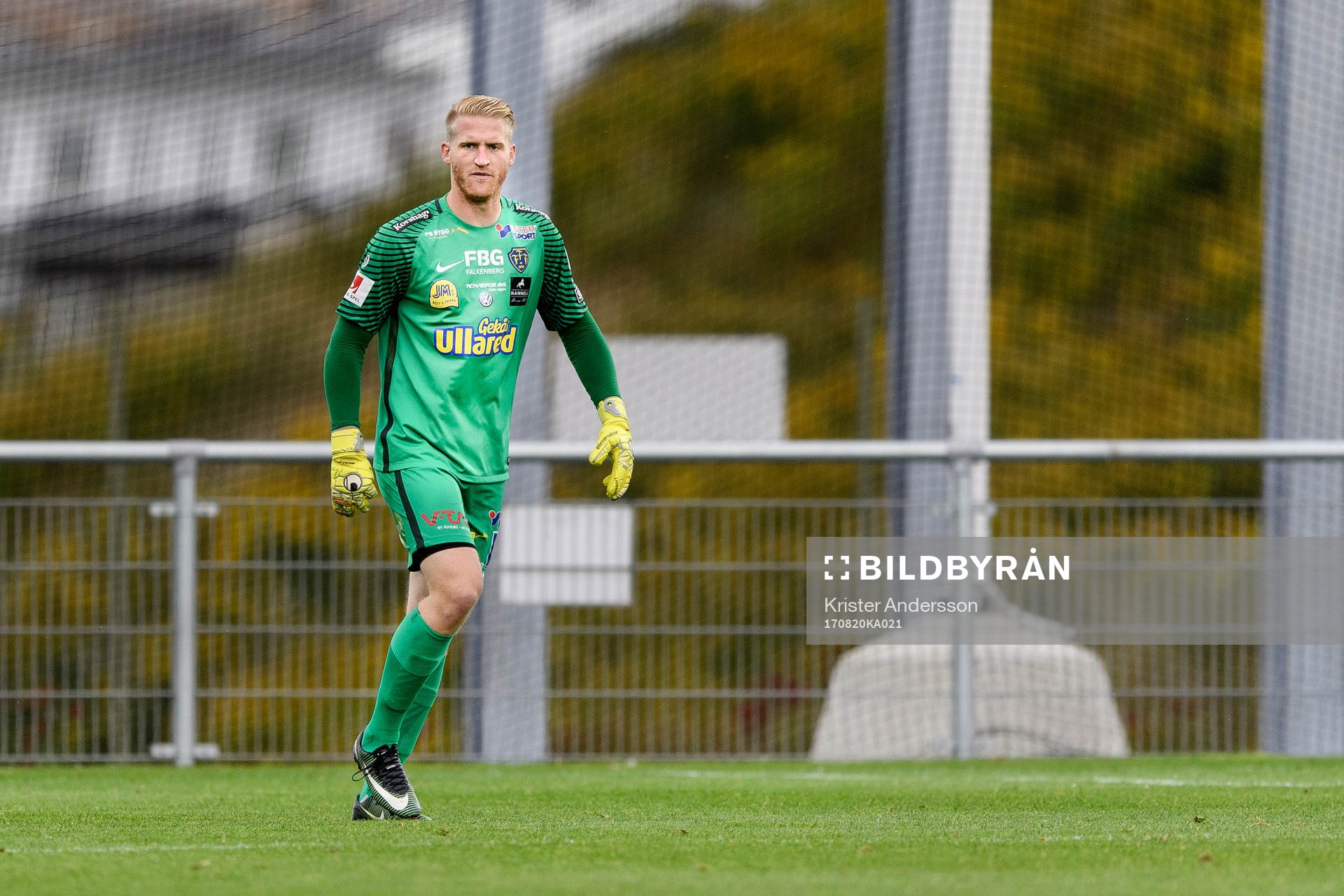 Falkenbergs målvakt Hampus Nilsson