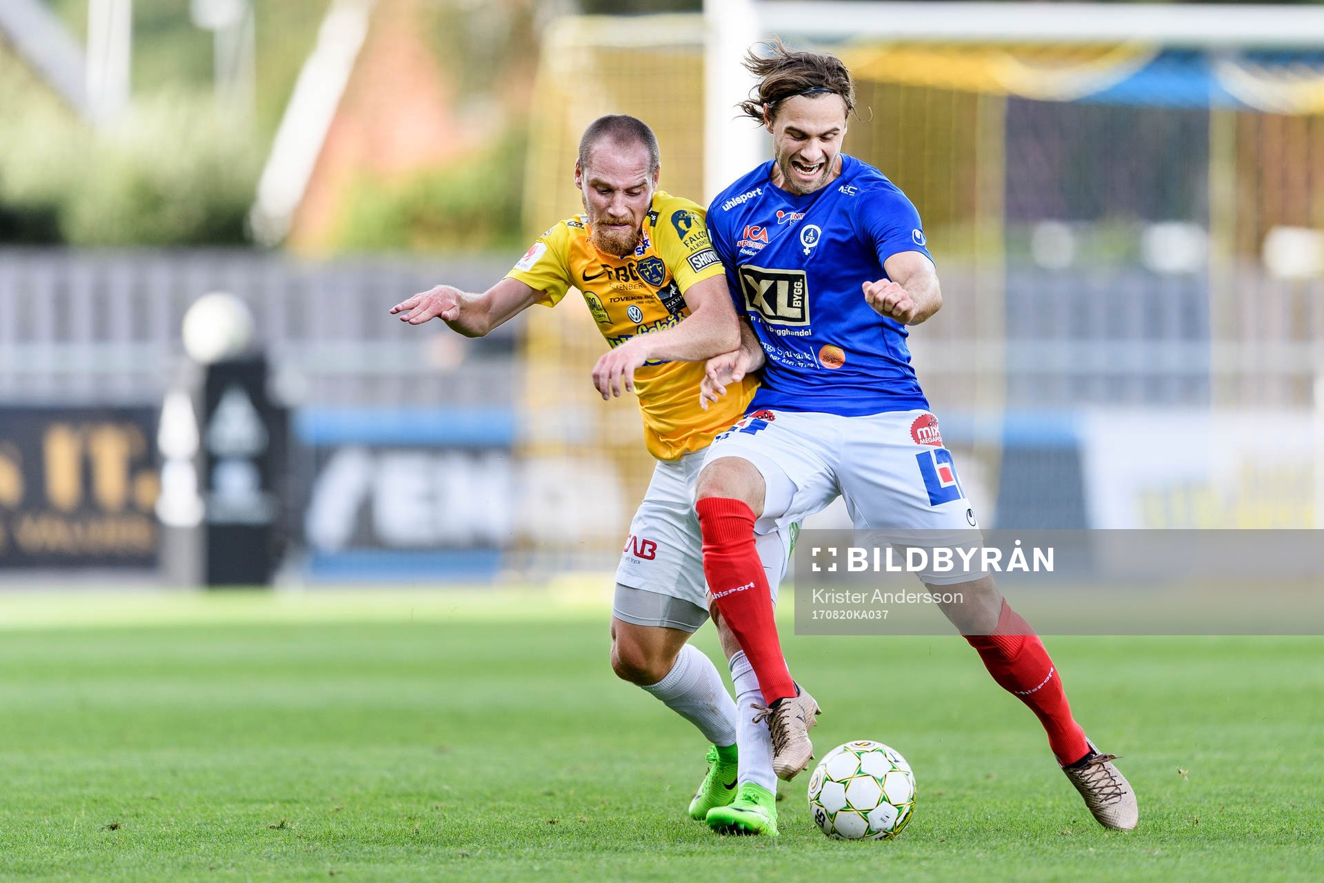 Falkenbergs Christoffer Carlsson och Åtvidabergs Simon Helg