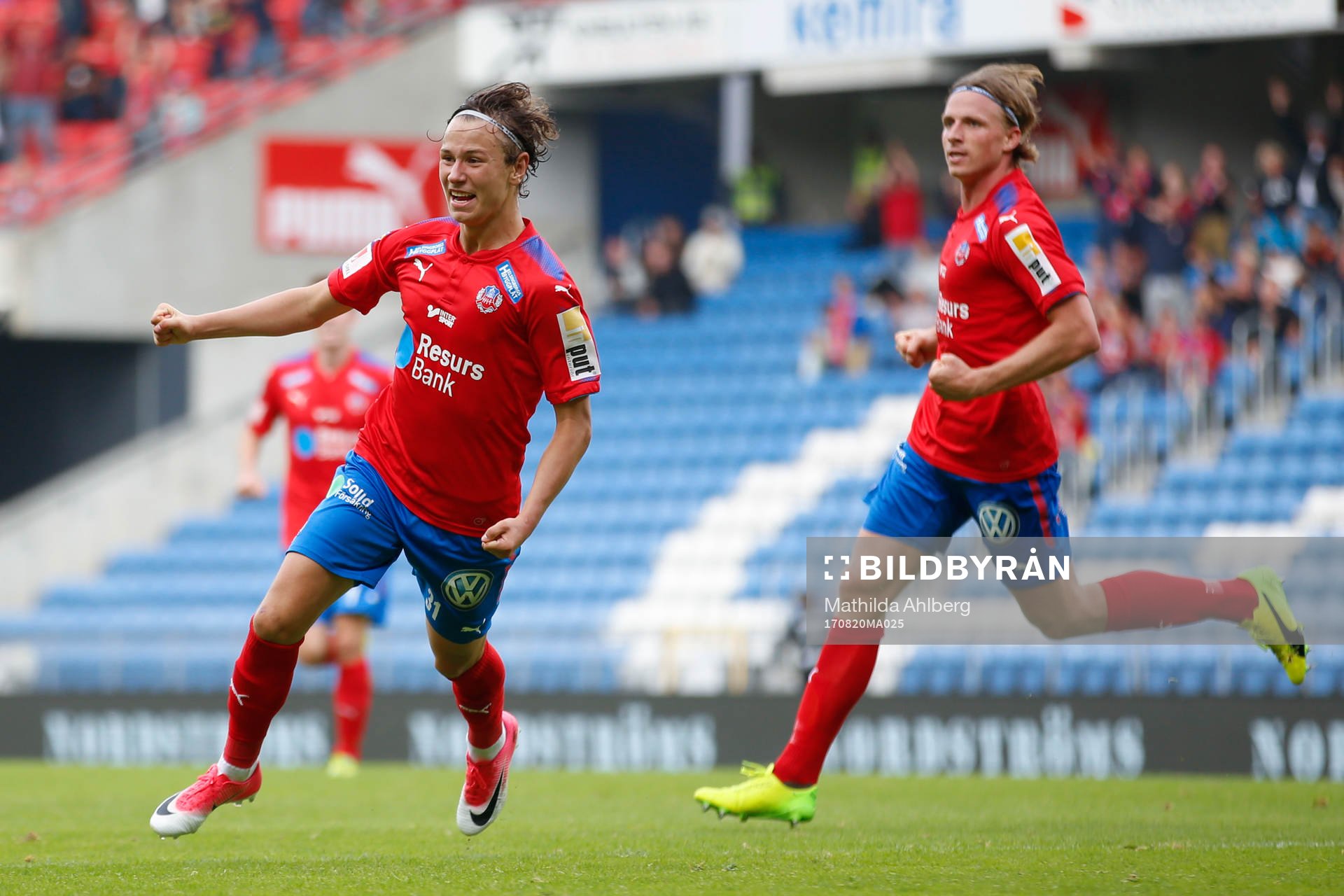 Helsingborgs Alex Timossi Andersson jublar