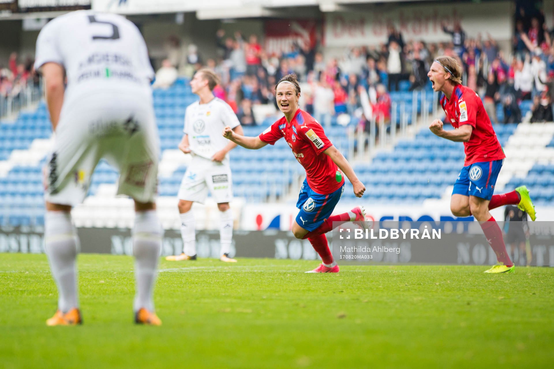 Helsingborgs Alex Timossi Andersson jublar