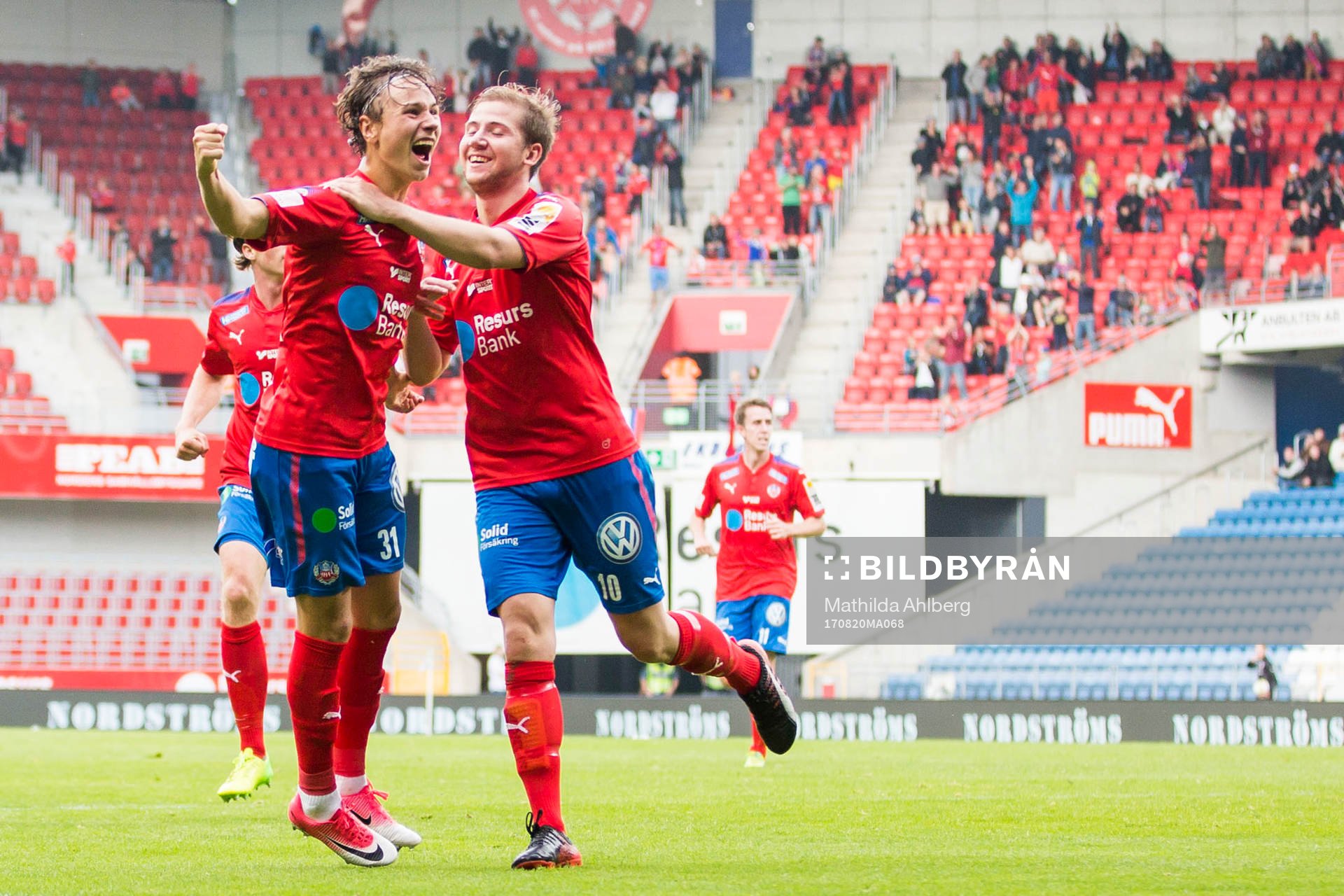 Helsingborgs Alex Timossi Andersson jublar
